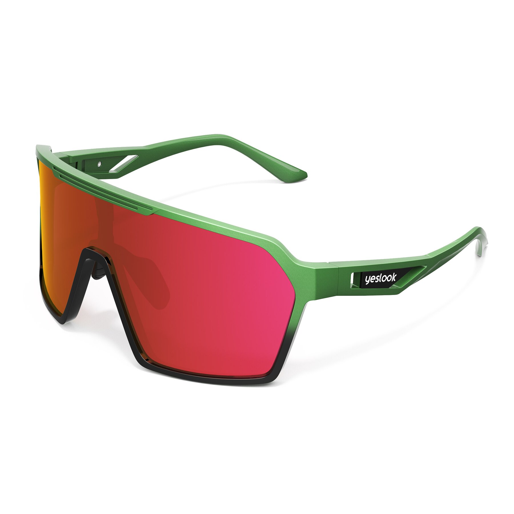 Side view of Flux XF with Standard Mirrored Lenses