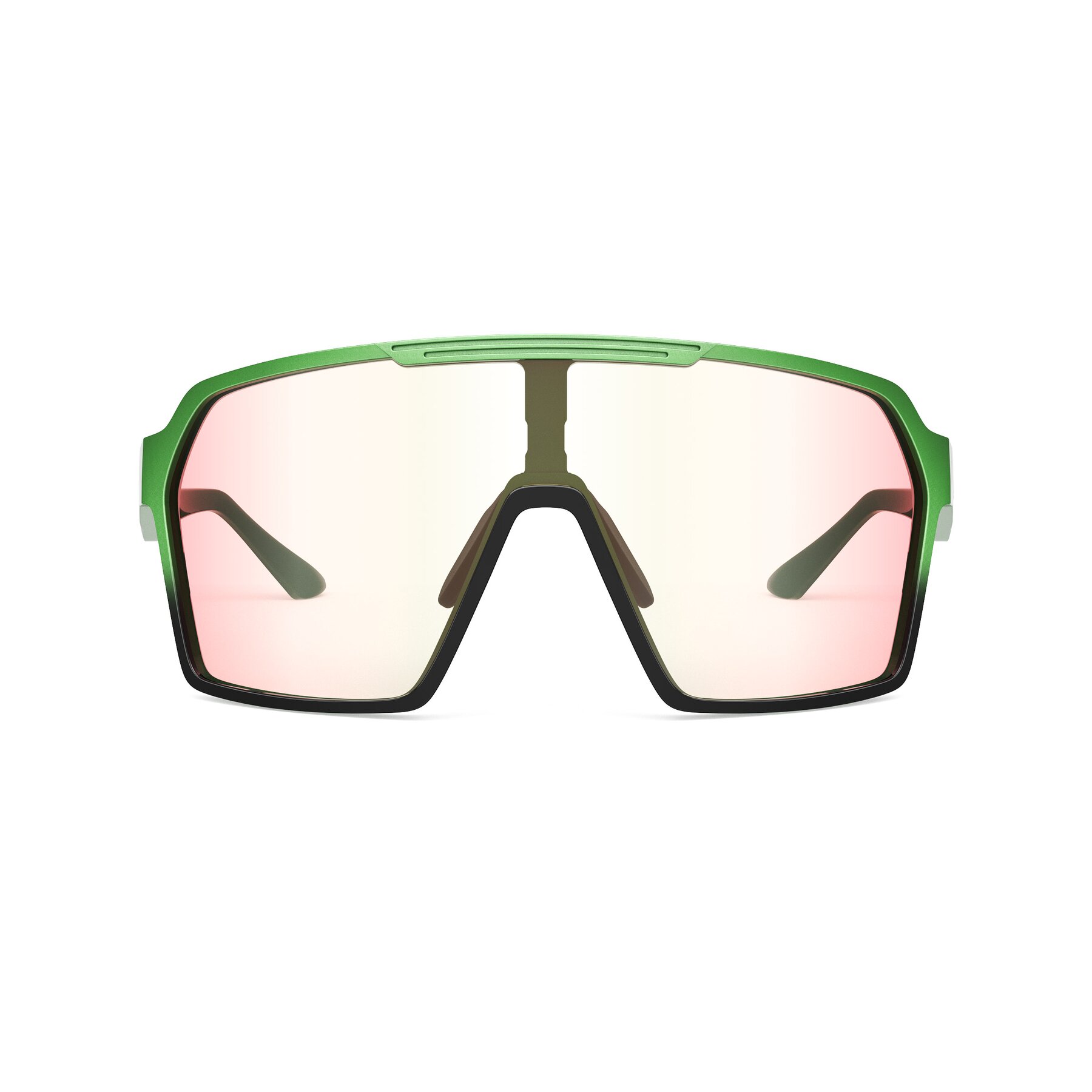 Front view of Flux XF with Photochromic Mirrored Lenses