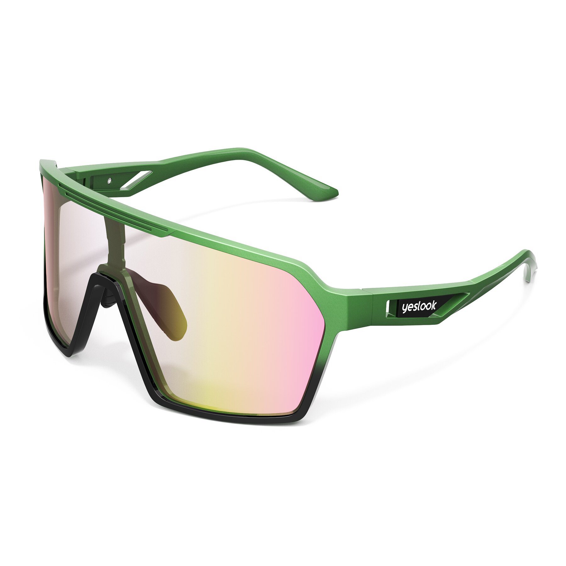 Side view of Flux XF with Photochromic Mirrored Lenses
