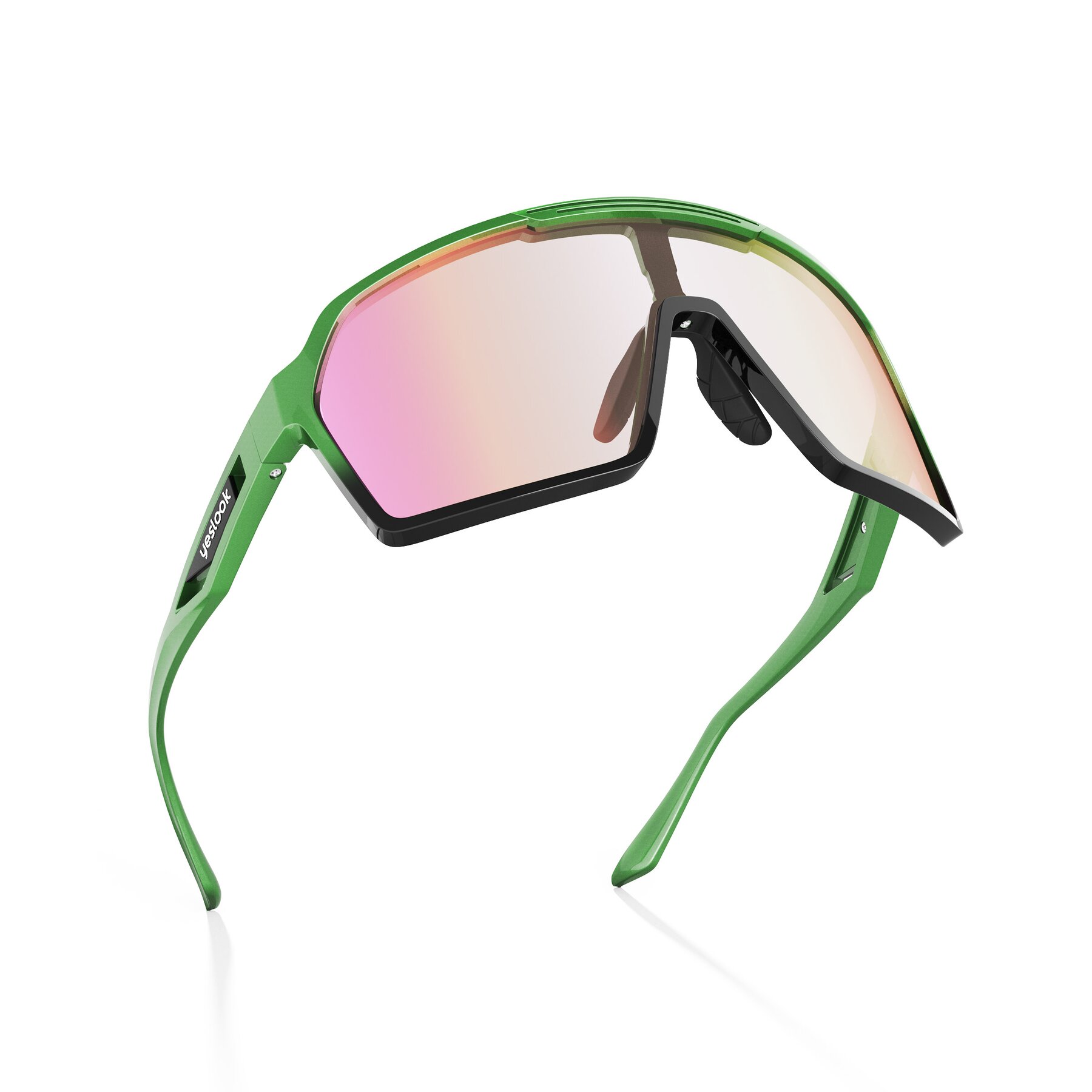 Three-quarter view of Flux XF with Photochromic Mirrored Lenses
