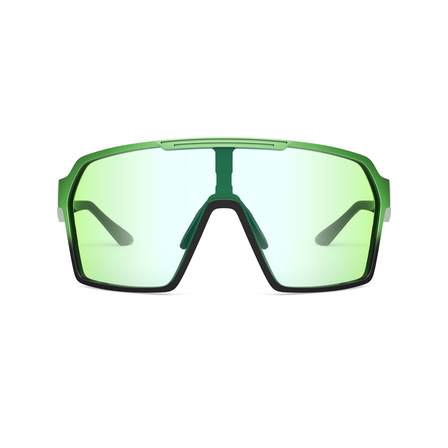 Front view of Flux XF with Photochromic Mirrored Lenses