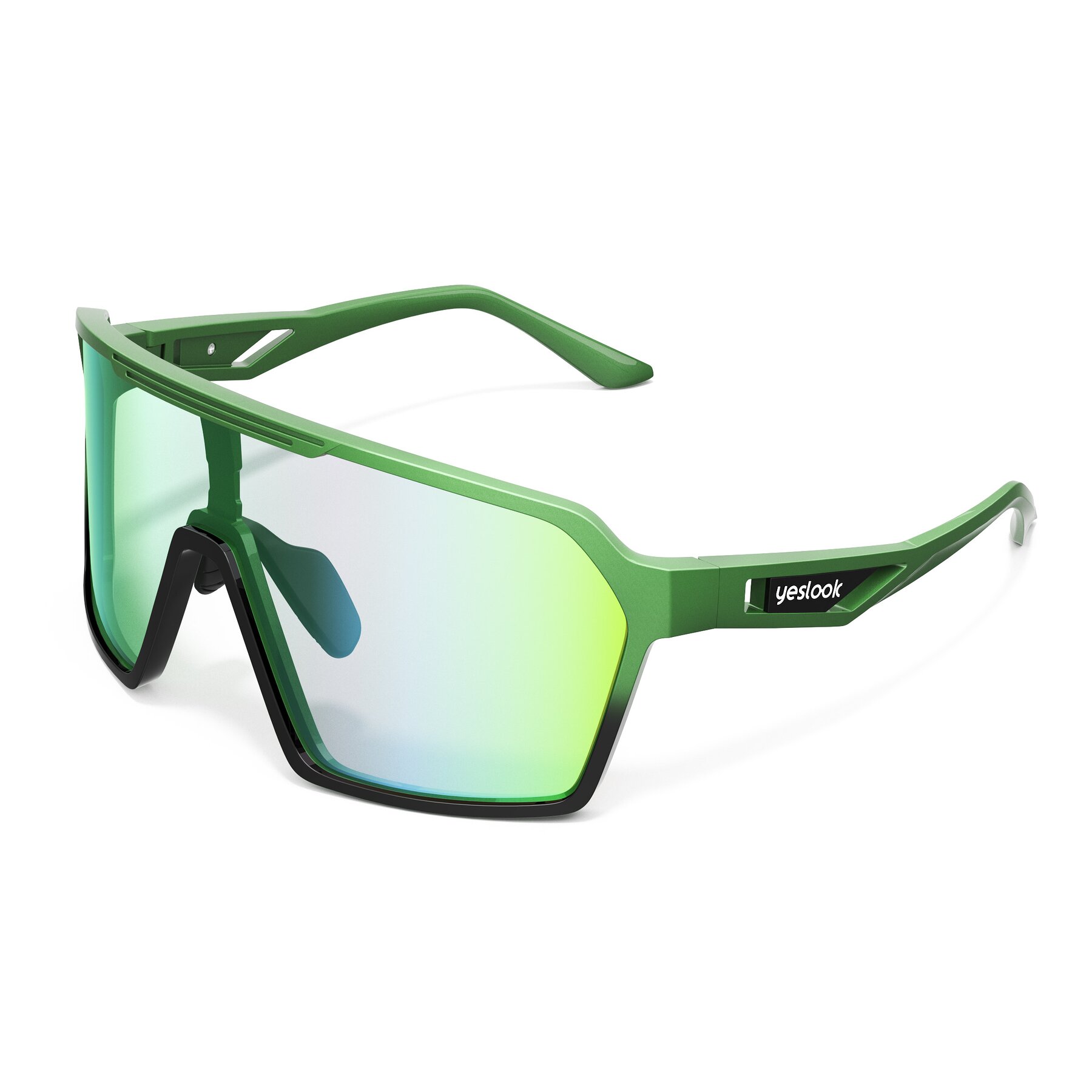 Side view of Flux XF with Photochromic Mirrored Lenses