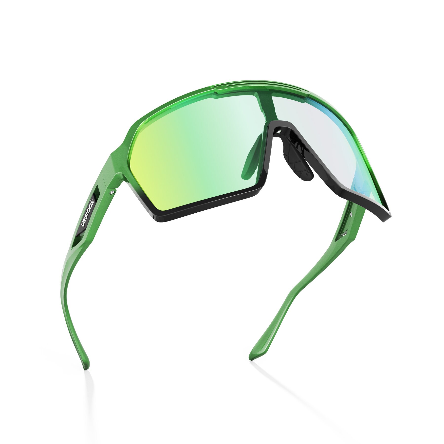 Three-quarter view of Flux XF with Photochromic Mirrored Lenses