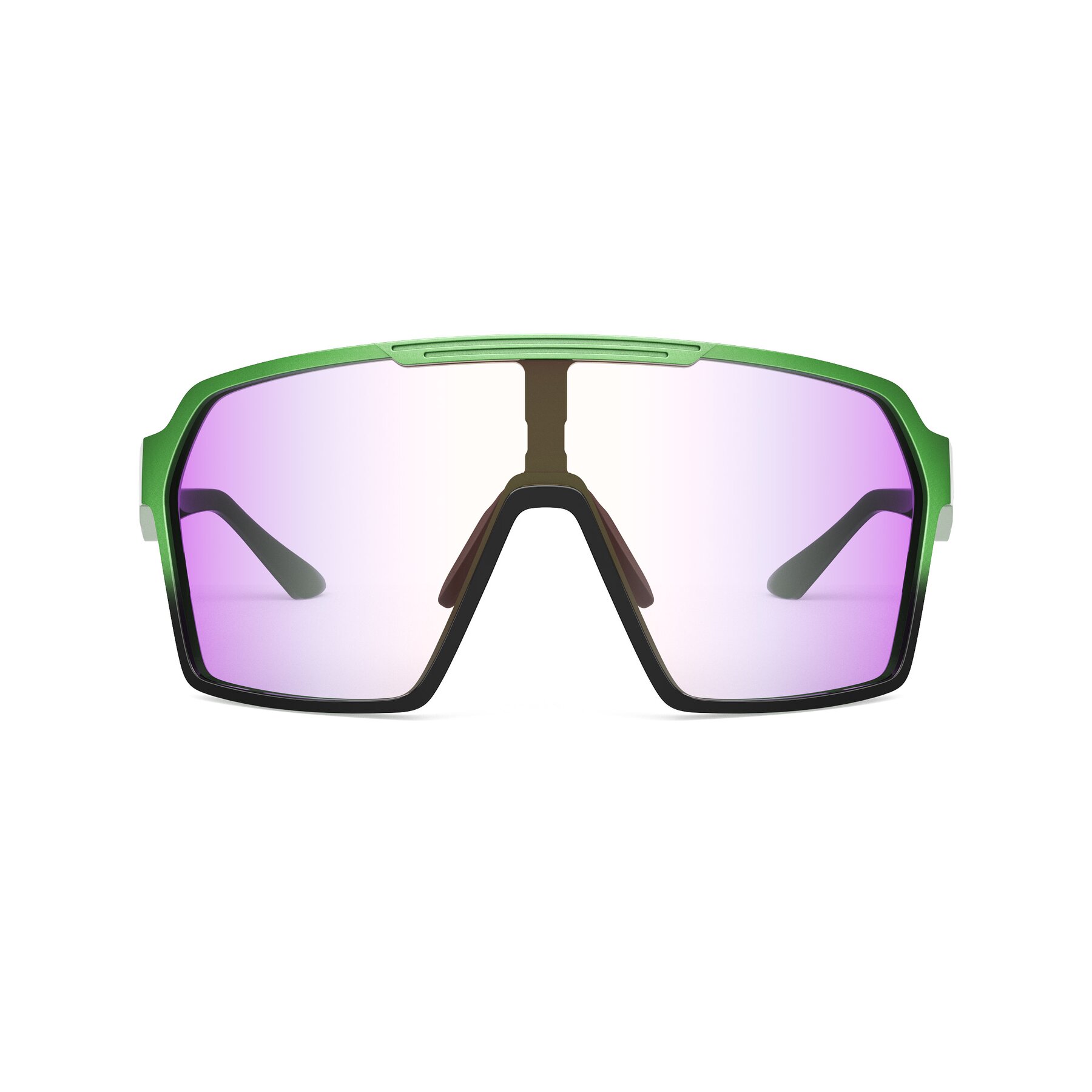 Front view of Flux XF with Photochromic Mirrored Lenses