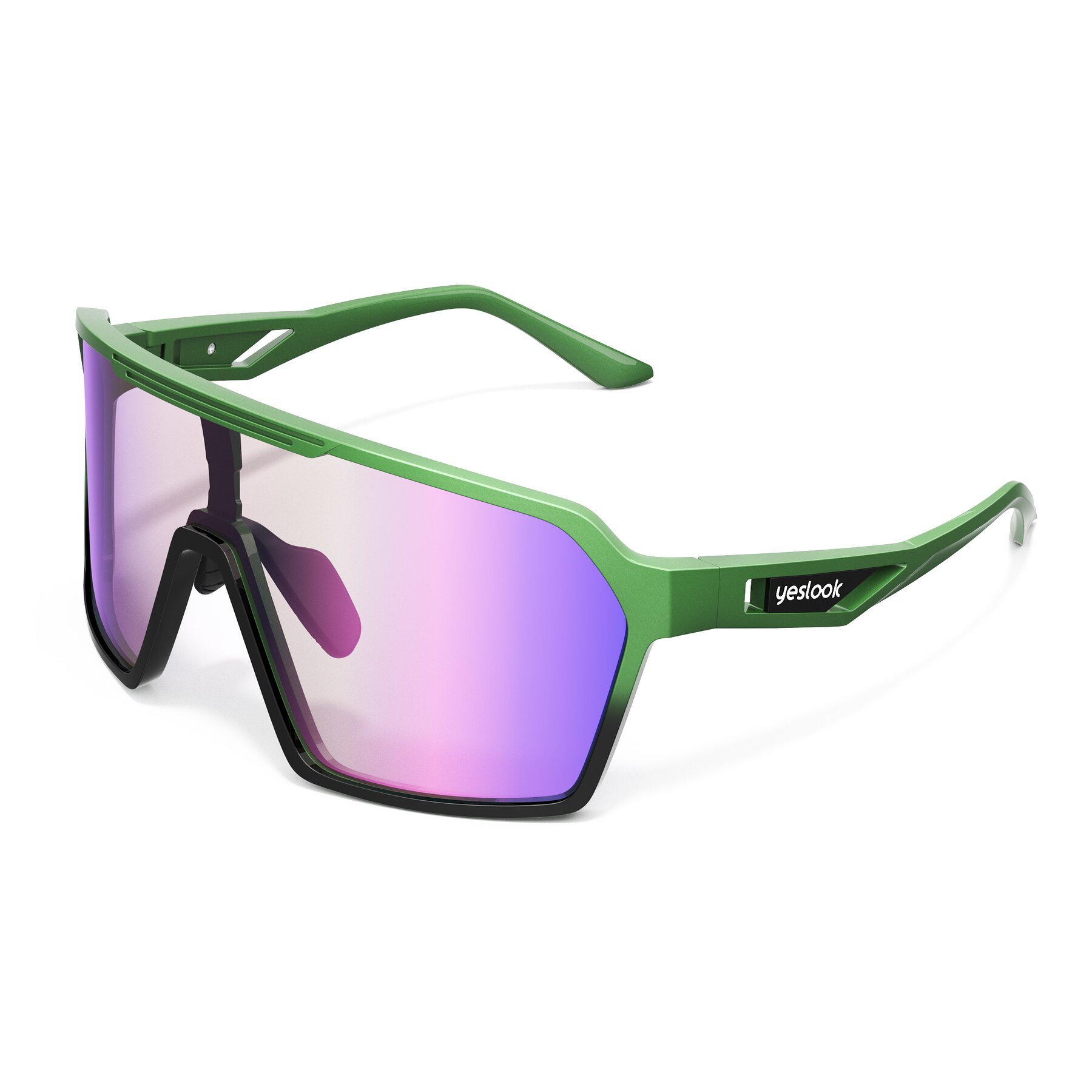 Side view of Flux XF with Photochromic Mirrored Lenses