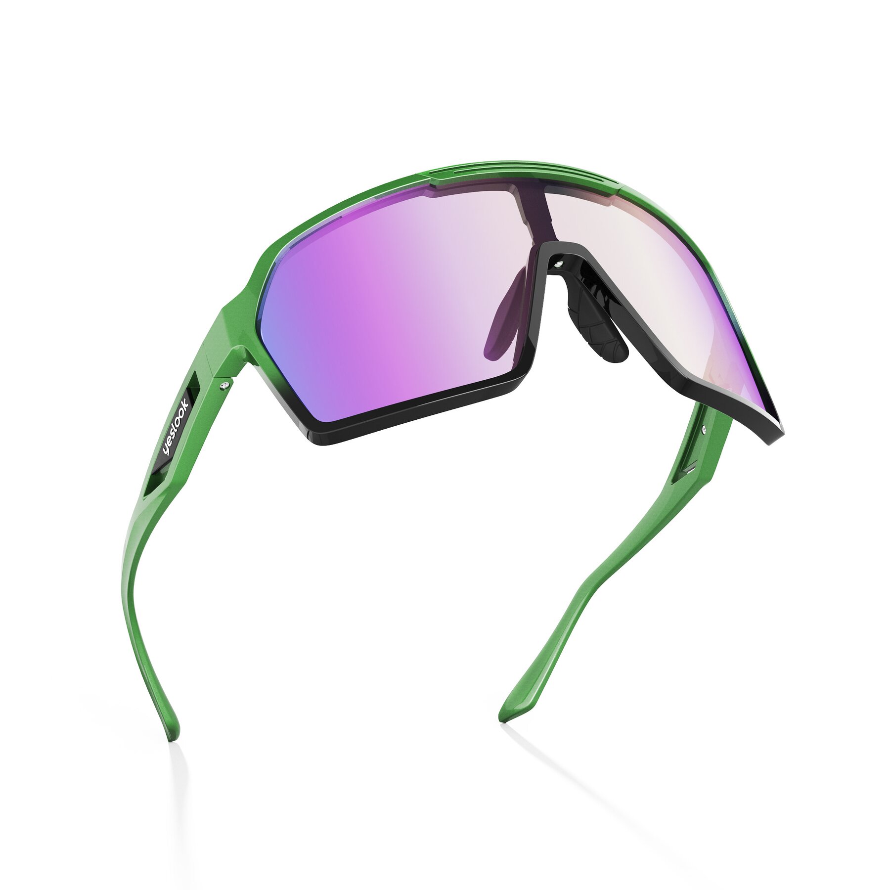 Three-quarter view of Flux XF with Photochromic Mirrored Lenses