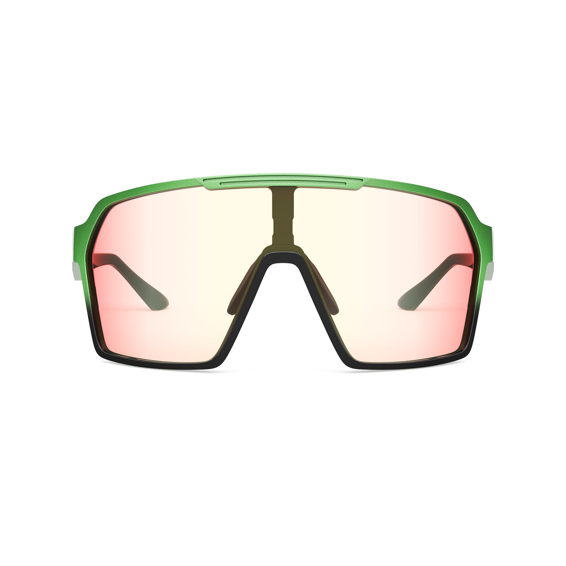 Front view of Flux XF with Photochromic Mirrored Lenses