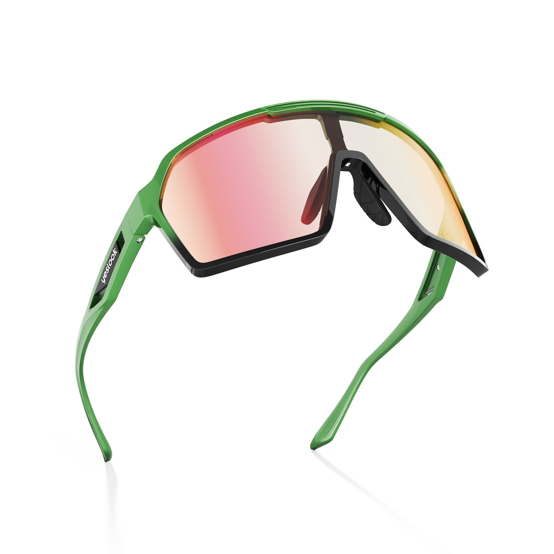 Three-quarter view of Flux XF with Photochromic Mirrored Lenses