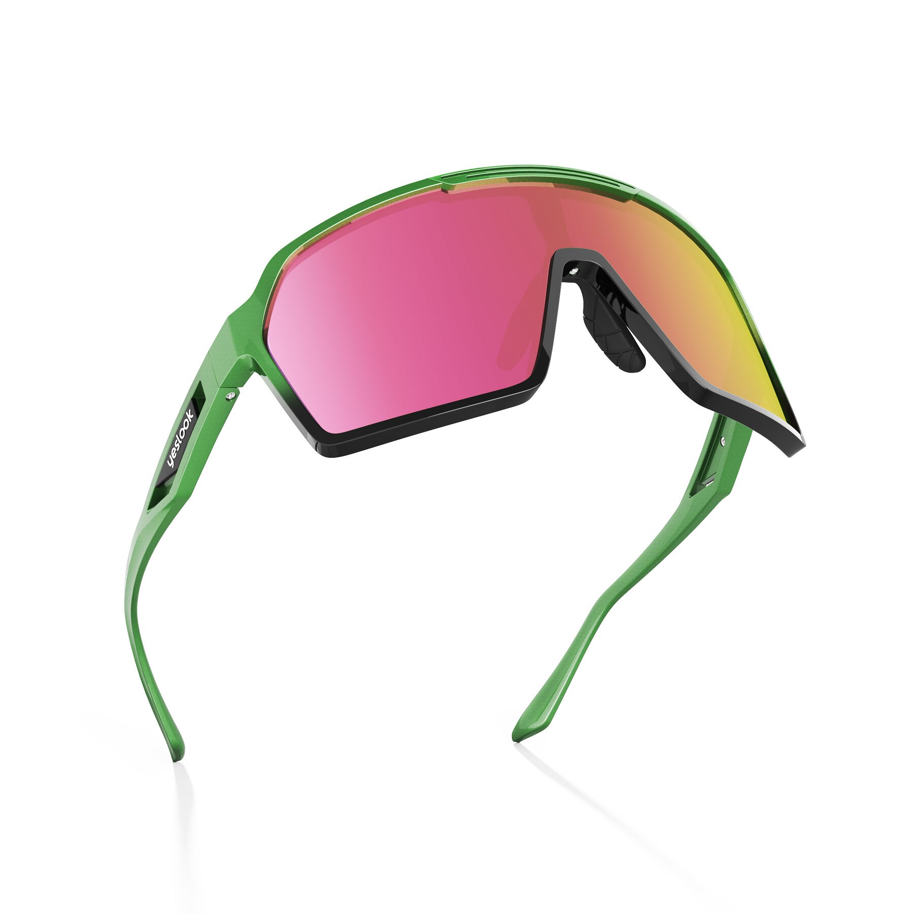 Three-quarter view of Flux XF with Polarized Mirrored Lenses