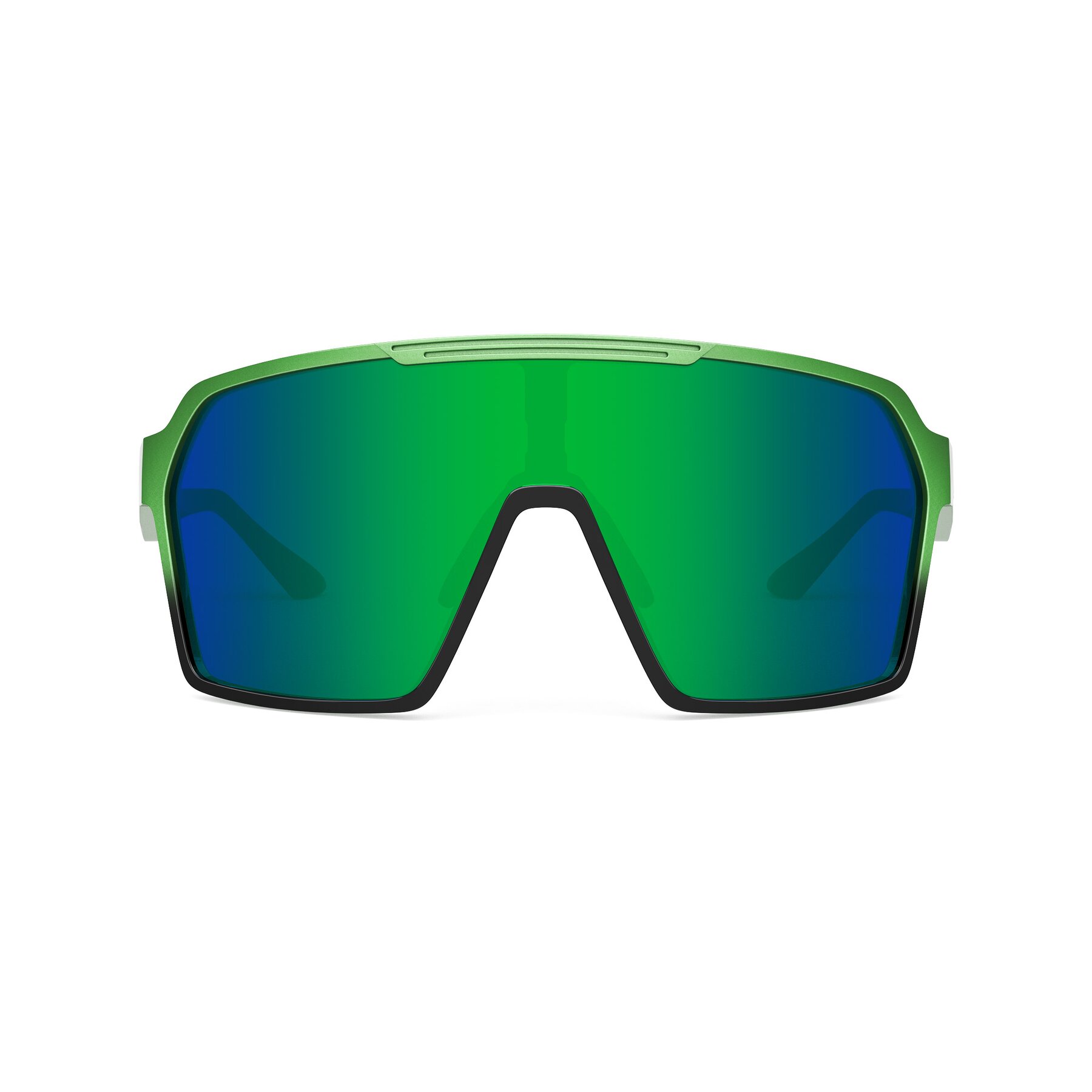 Front view of Flux XF with Polarized Mirrored Lenses