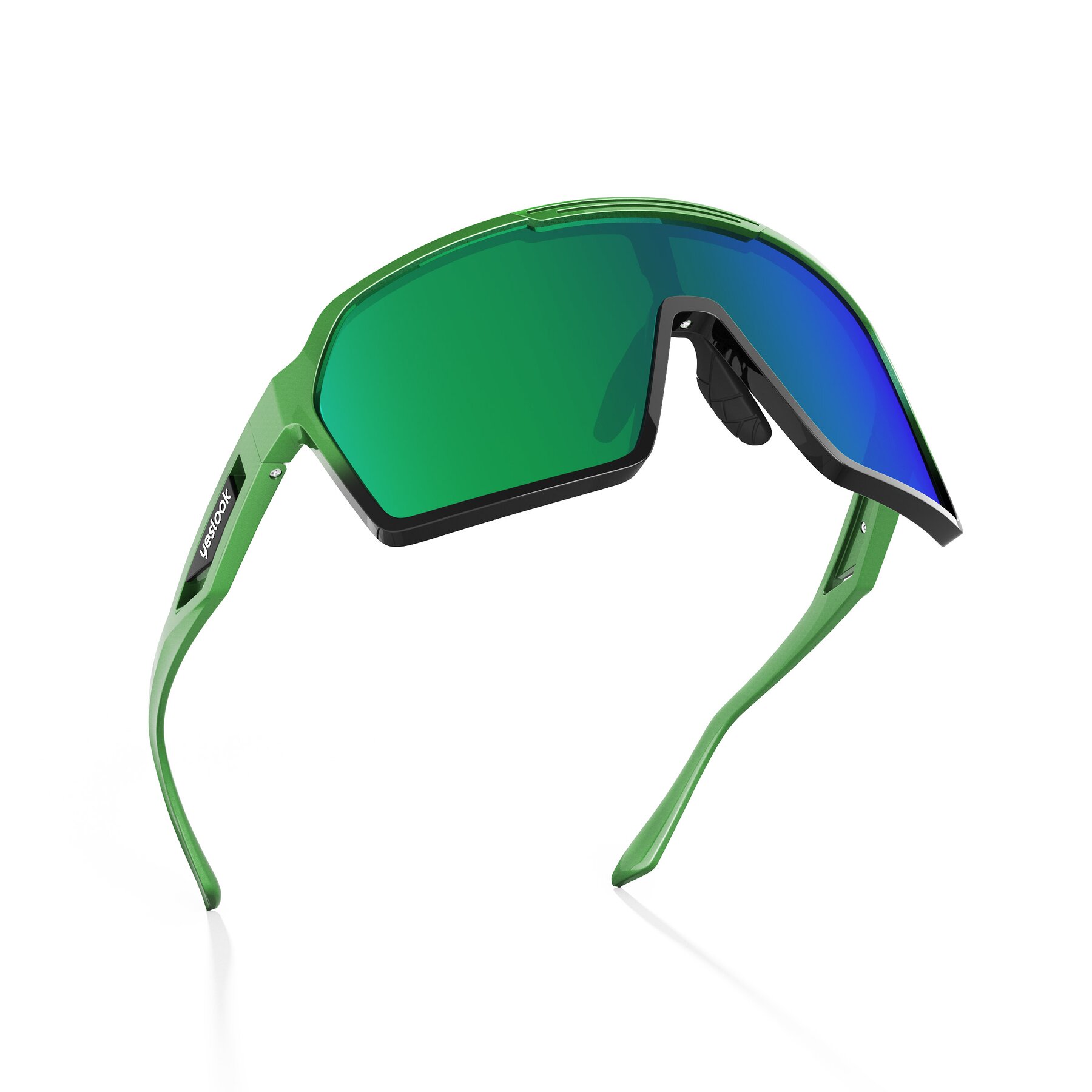 Three-quarter view of Flux XF with Polarized Mirrored Lenses