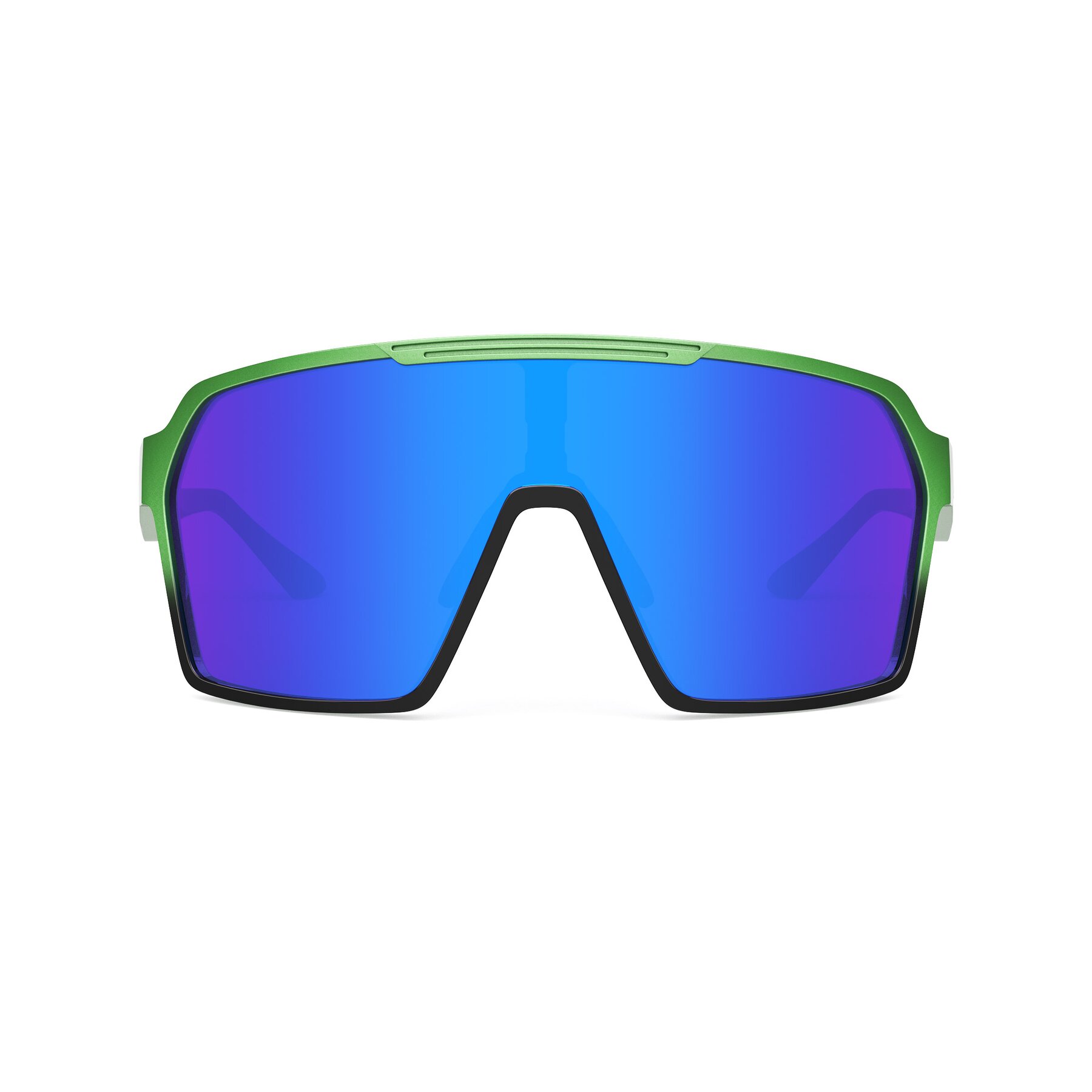 Front view of Flux XF with Polarized Mirrored Lenses