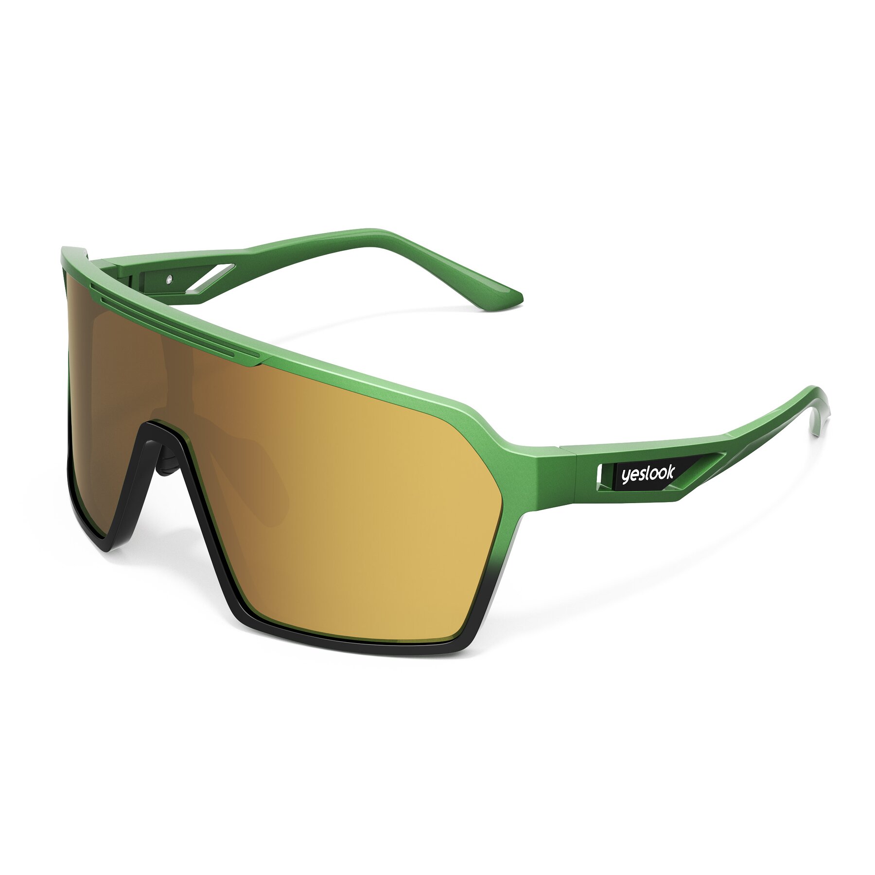 Side view of Flux XF with Polarized Mirrored Lenses