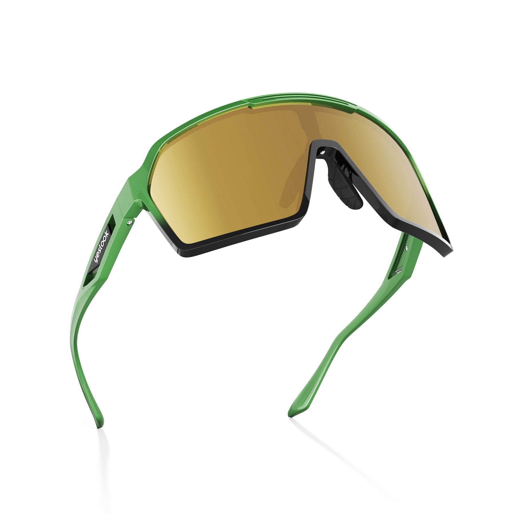 Three-quarter view of Flux XF with Polarized Mirrored Lenses