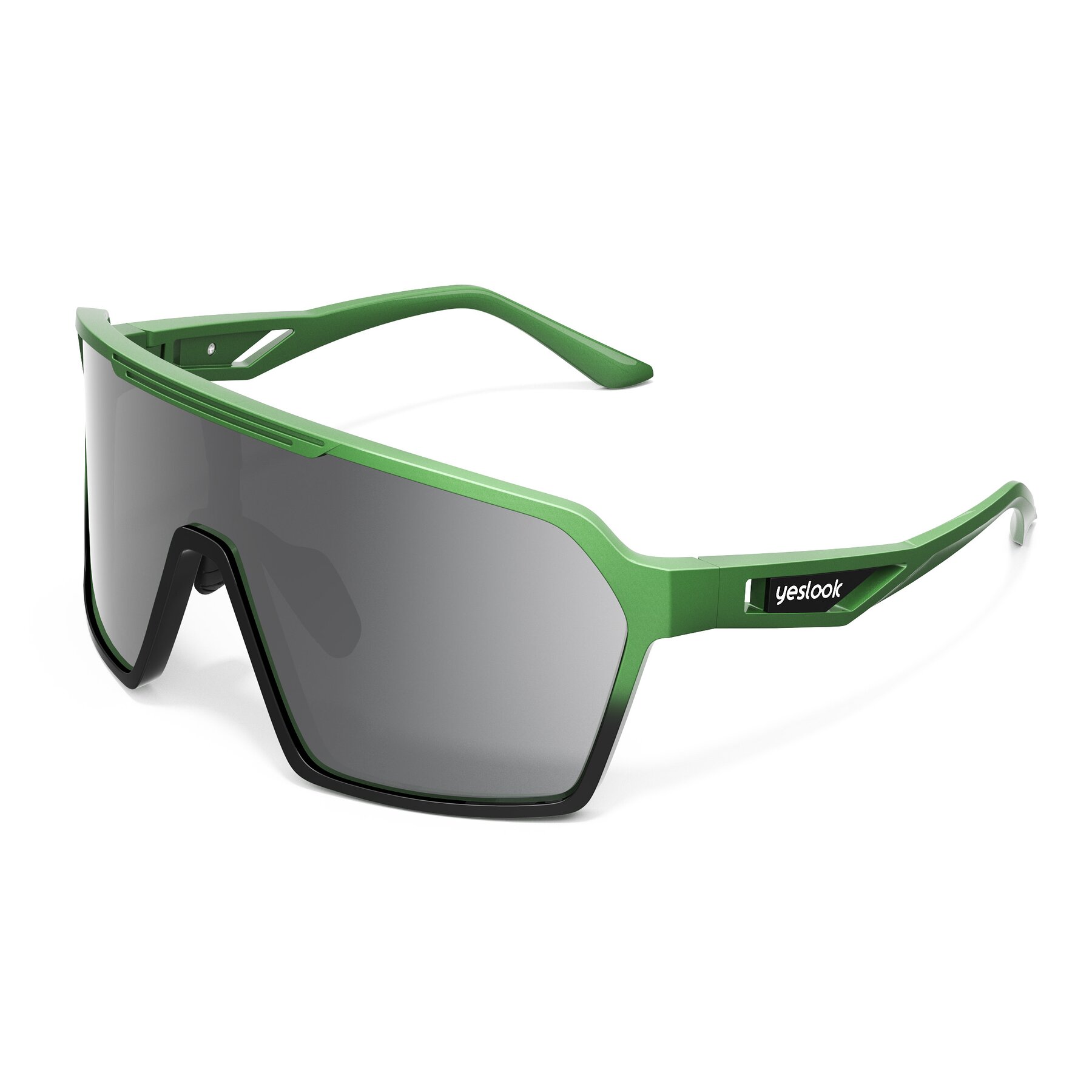 Side view of Flux XF with Polarized Mirrored Lenses
