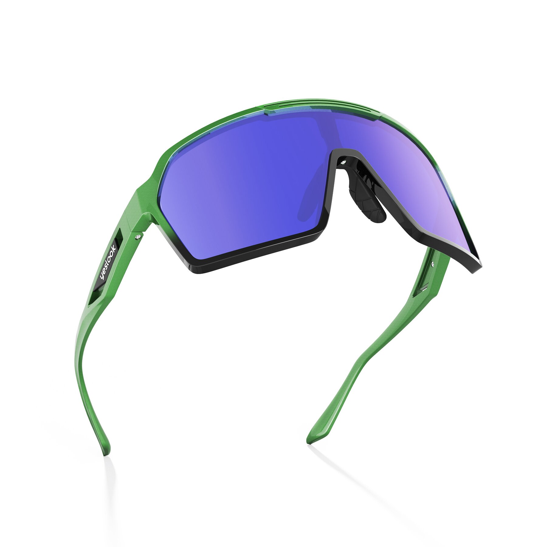 Three-quarter view of Flux XF with Polarized Mirrored Lenses