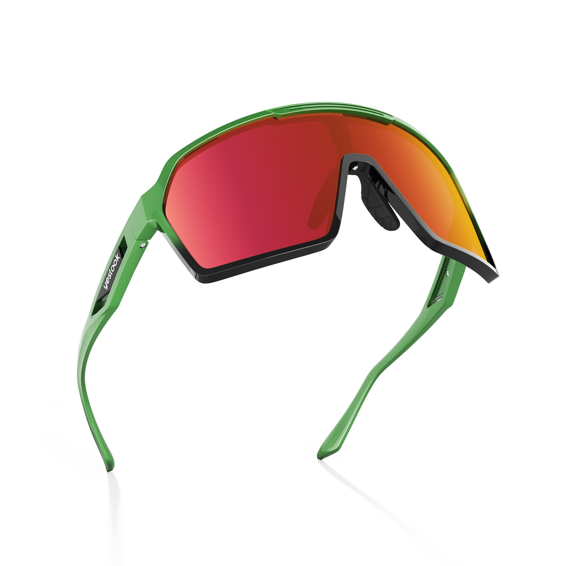 Three-quarter view of Flux XF with Polarized Mirrored Lenses