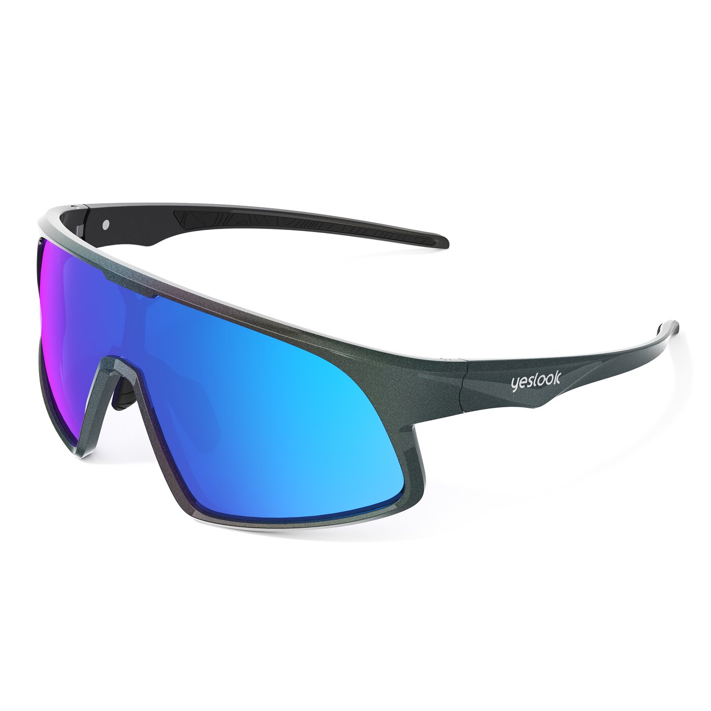 Astro XF - Dark Starlight Gray Sports Mirrored Sunglasses