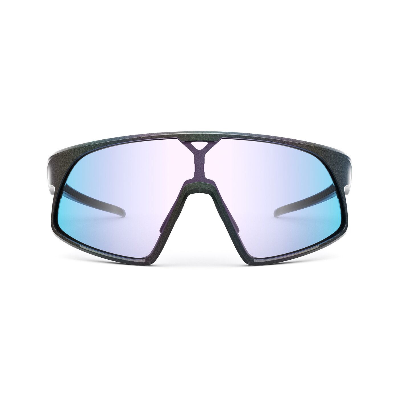 Astro XF - Dark Starlight Gray Sports Photochromic Mirrored Sunglasses