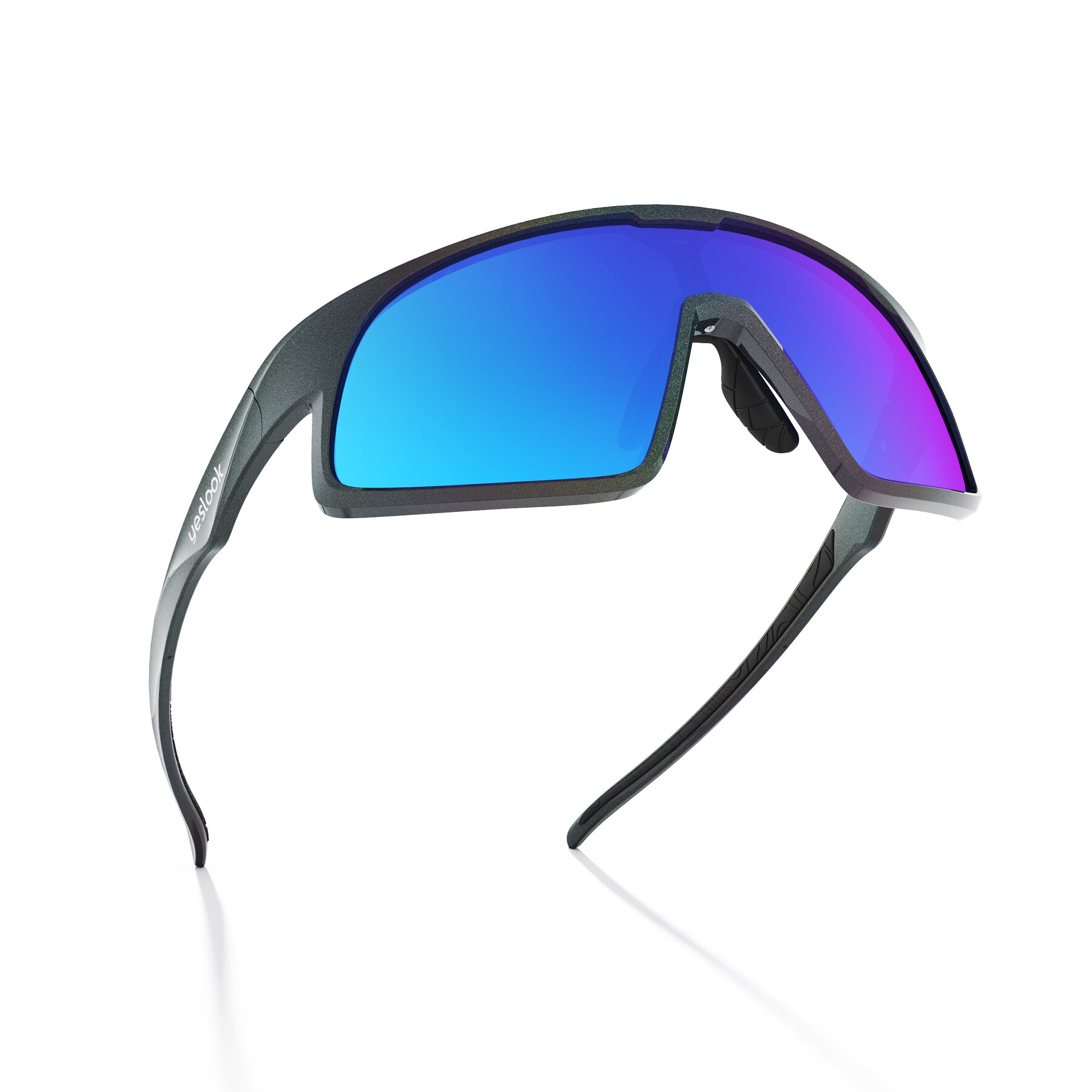 Three-quarter view of Astro XF with Polarized Mirrored Lenses
