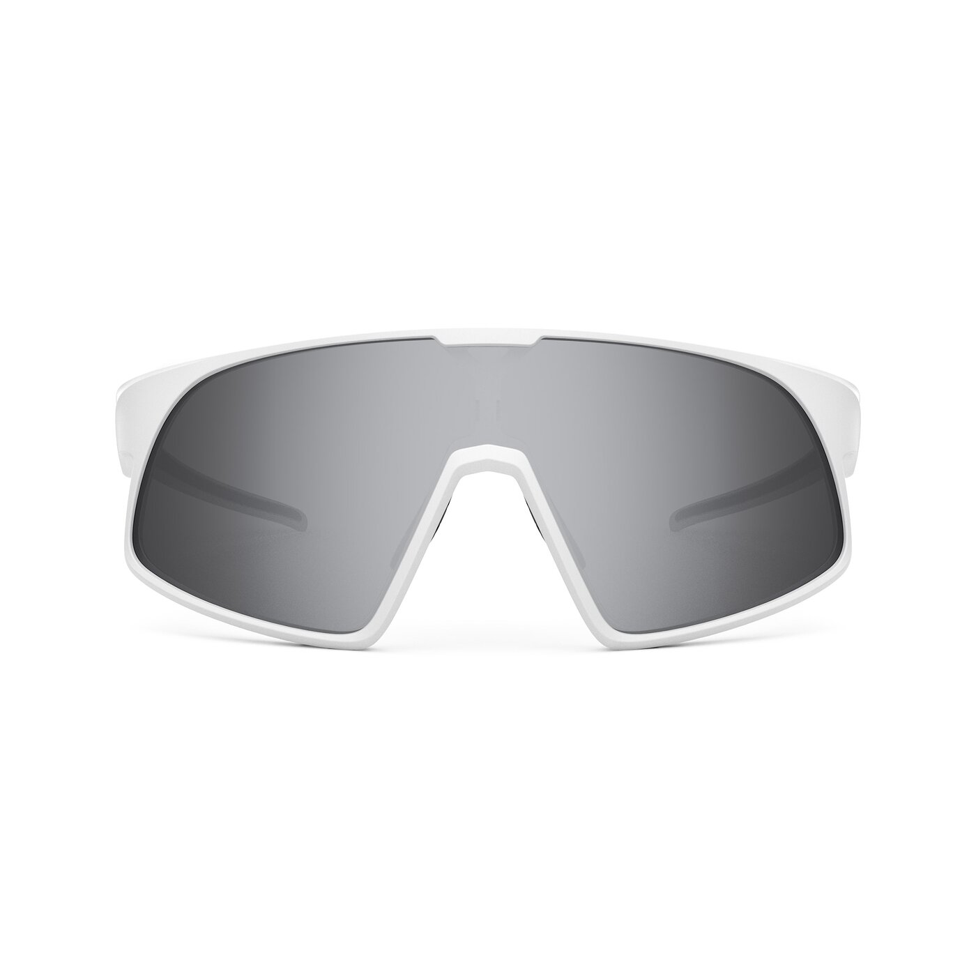 Astro XF - Matte White Sports Polarized Mirrored Sunglasses