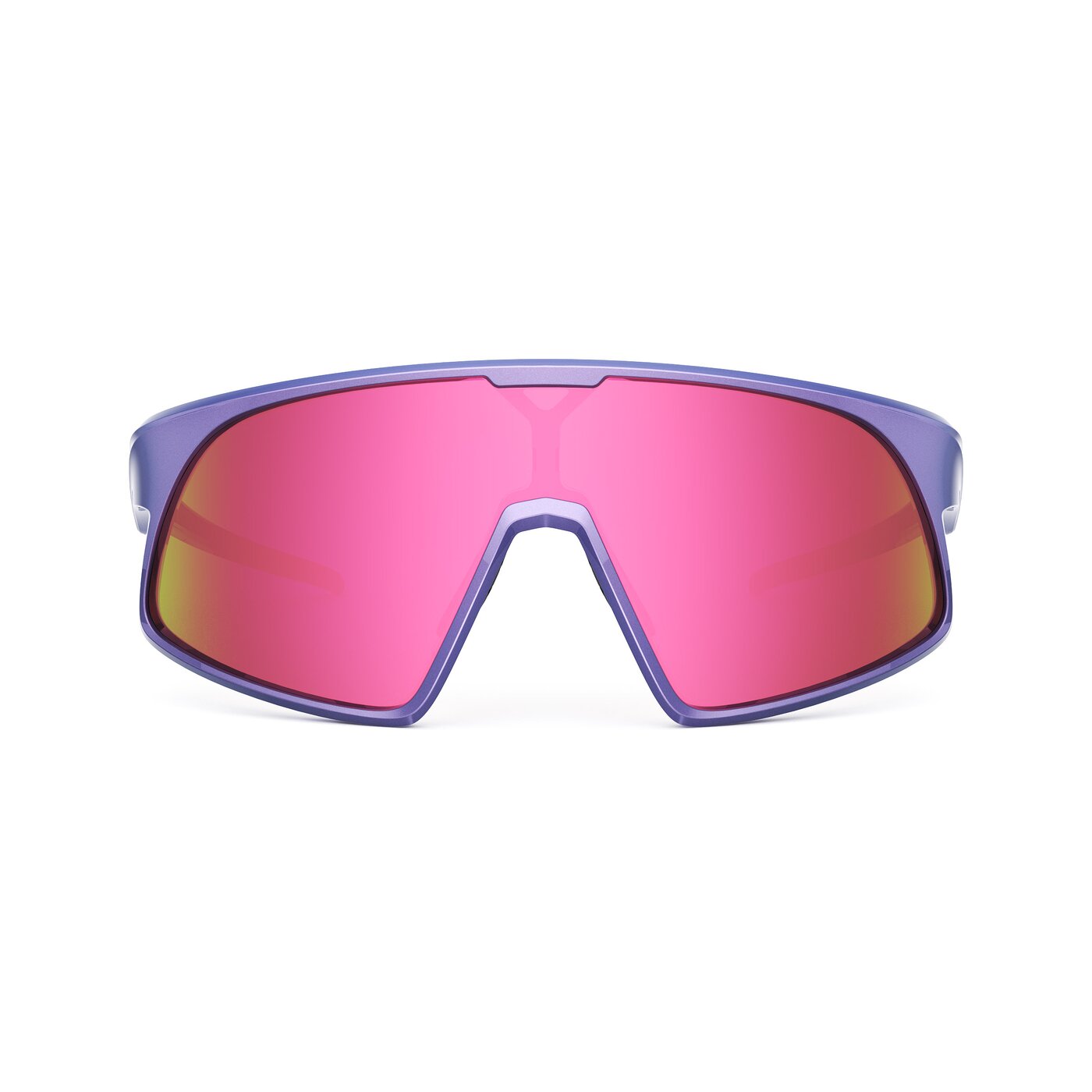 Astro XF - Metallic Purple Sports Mirrored Sunglasses