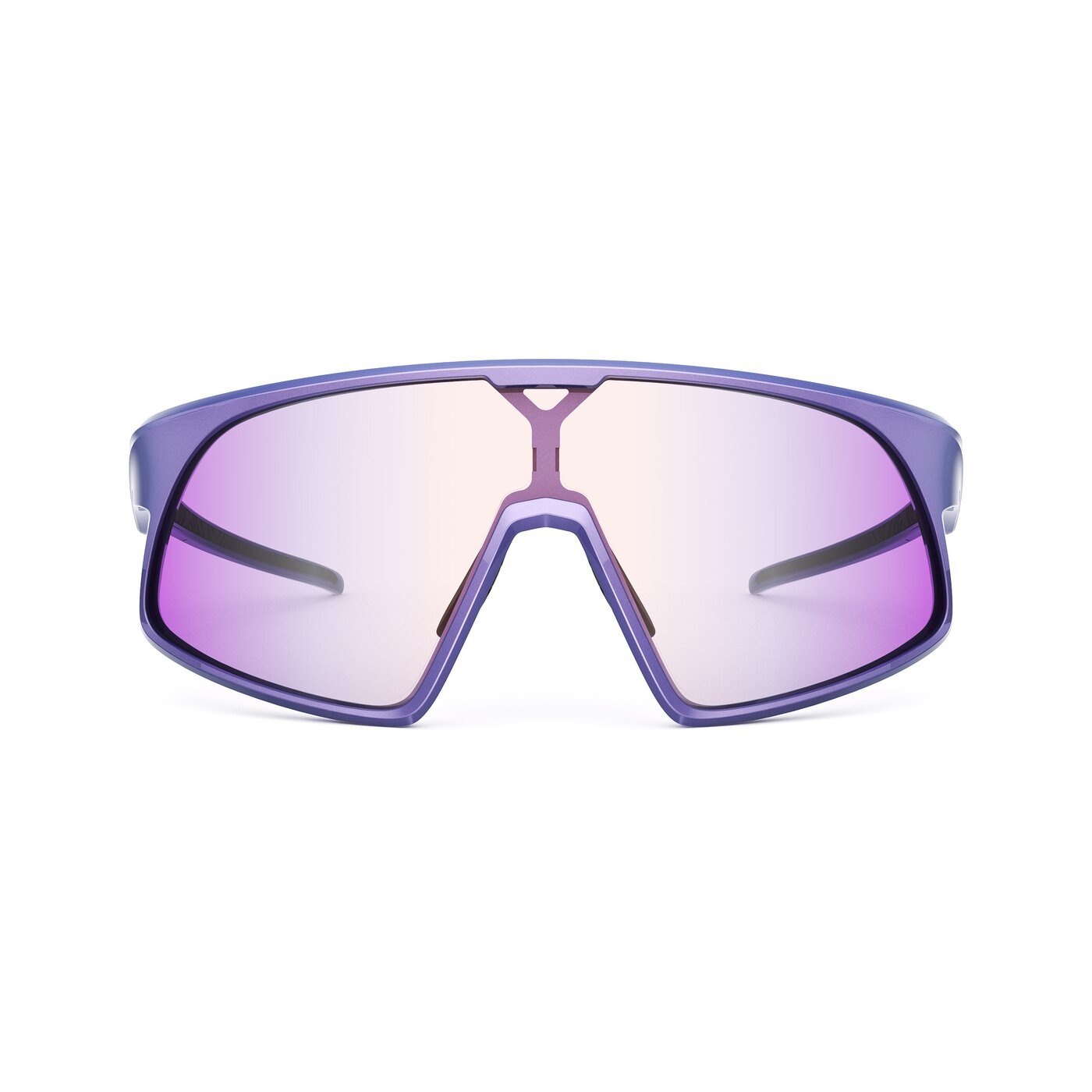 Astro XF - Metallic Purple Sports Photochromic Mirrored Sunglasses