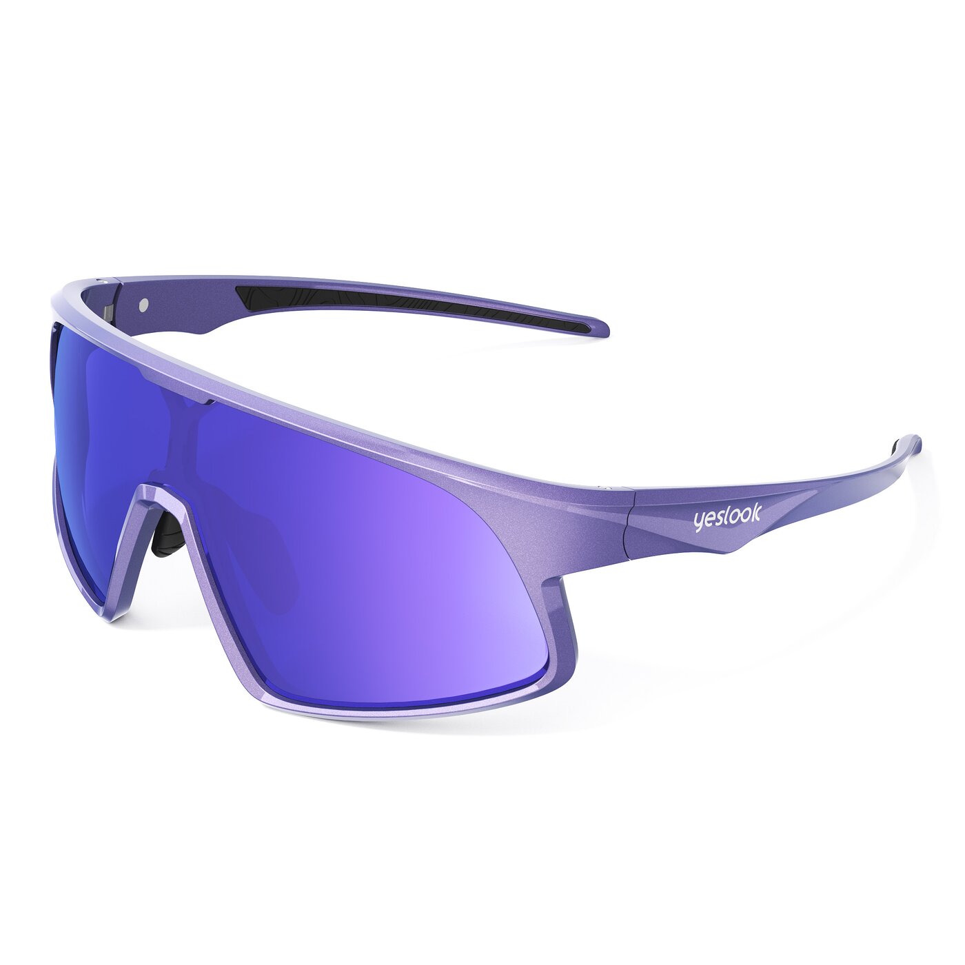 Astro XF - Metallic Purple Sports Polarized Mirrored Sunglasses