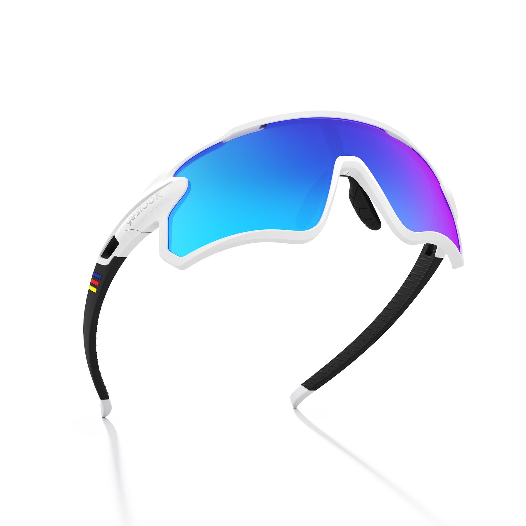 Three-quarter view of Talon XF with Polarized Mirrored Lenses
