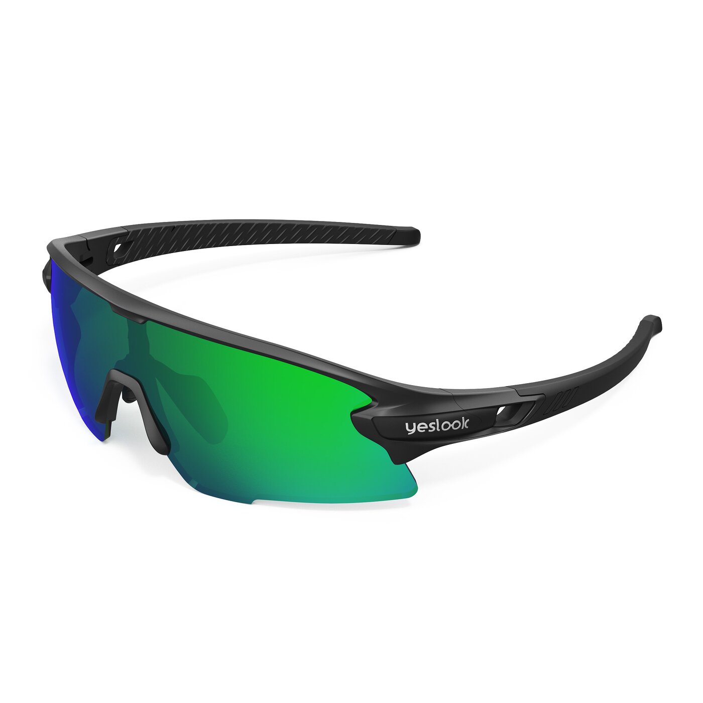 Talon XH - Matte Black Sports Mirrored Sunglasses