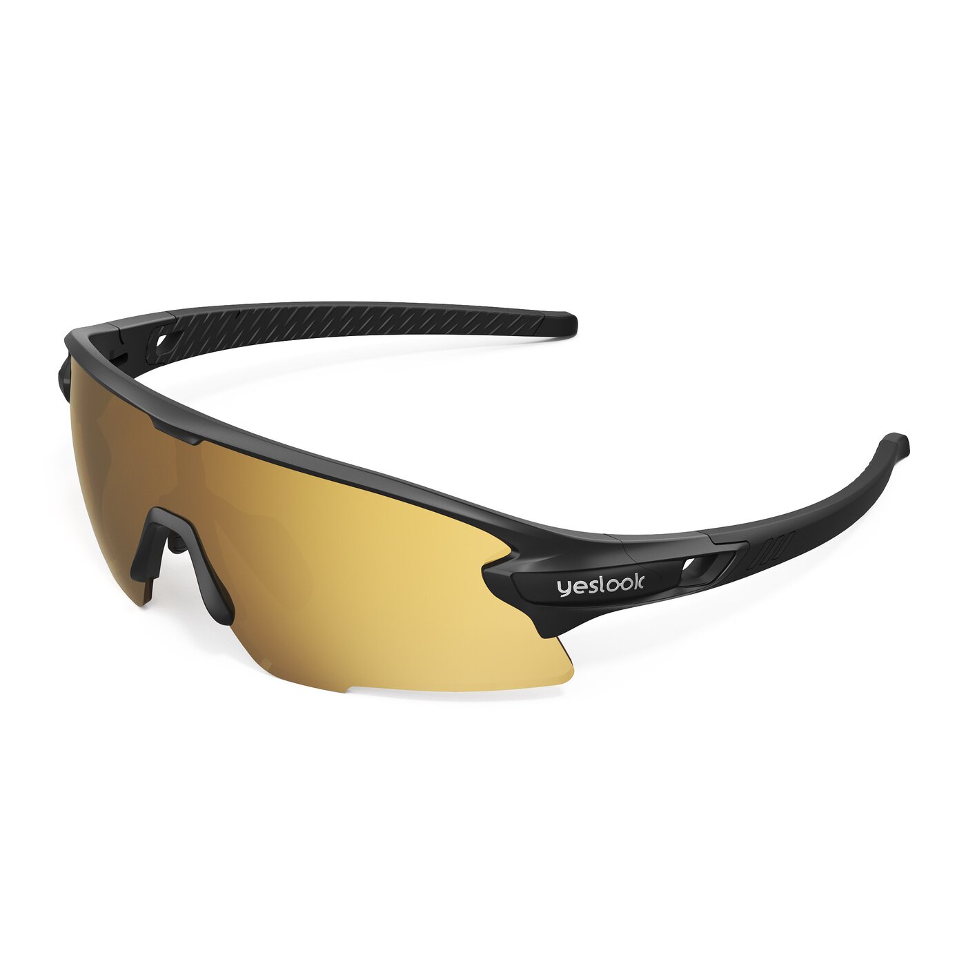 Talon XH - Matte Black Sports Mirrored Sunglasses