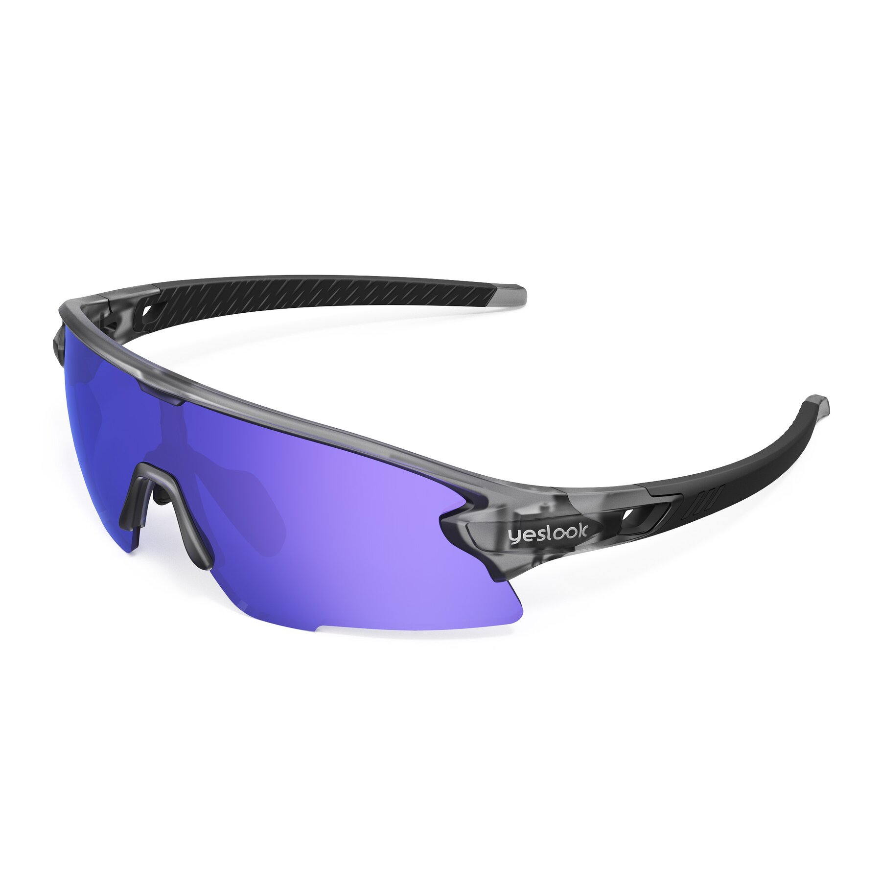 Side view of Talon XH with Darkened Photochromic Mirrored Lenses