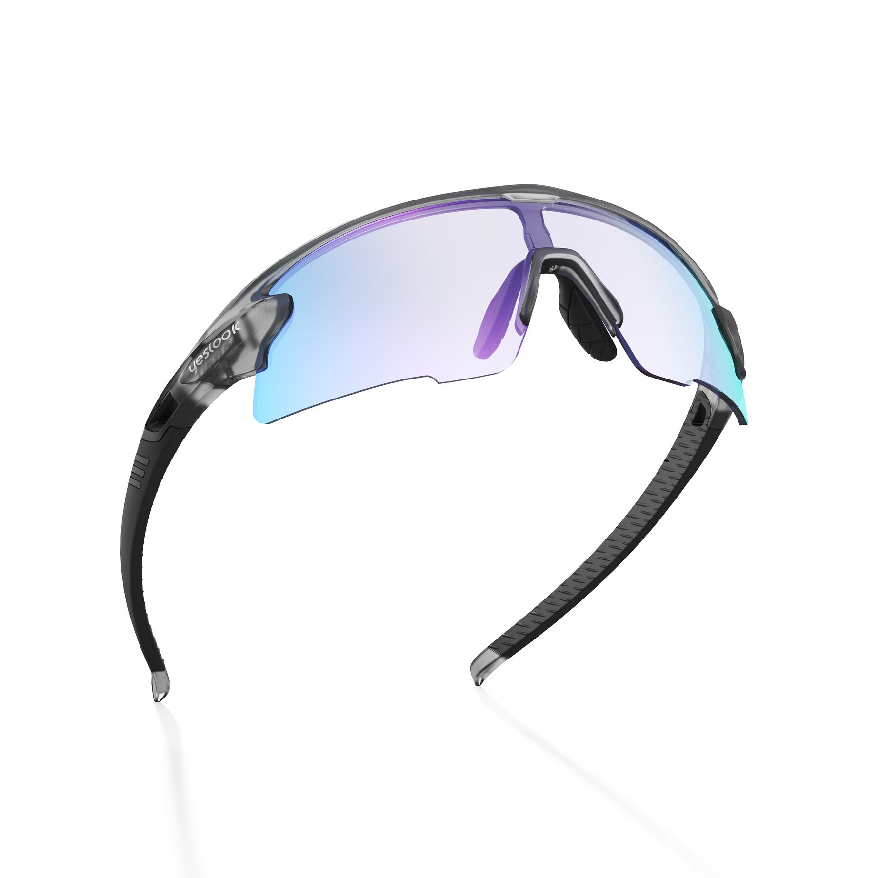 Three-quarter view of Talon XH with Photochromic Mirrored Lenses