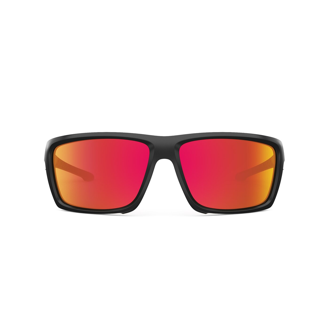 Blizzard XF - Matte Black Sports Mirrored Sunglasses