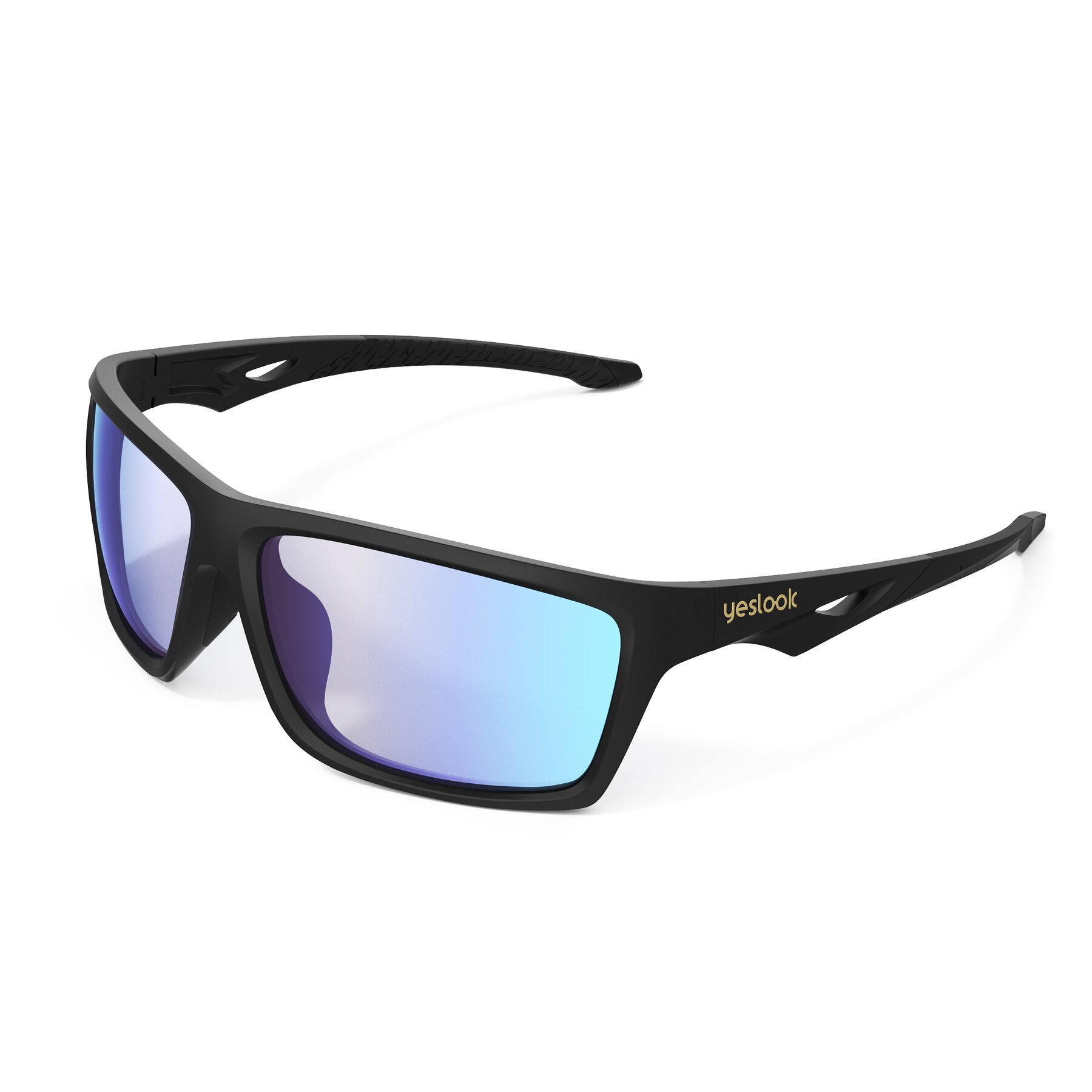 Side view of Blizzard XF with Photochromic Mirrored Lenses