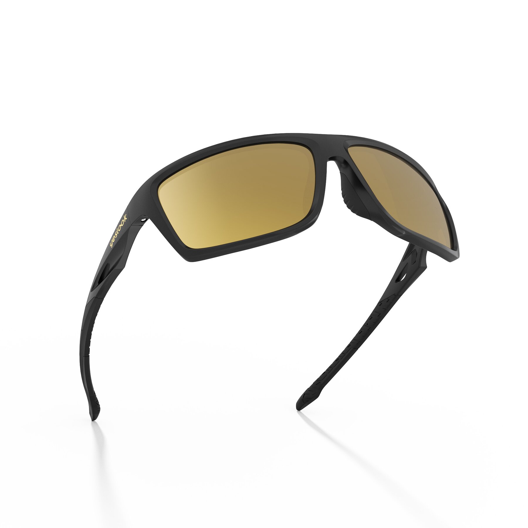 Three-quarter view of Blizzard XF with Polarized Mirrored Lenses