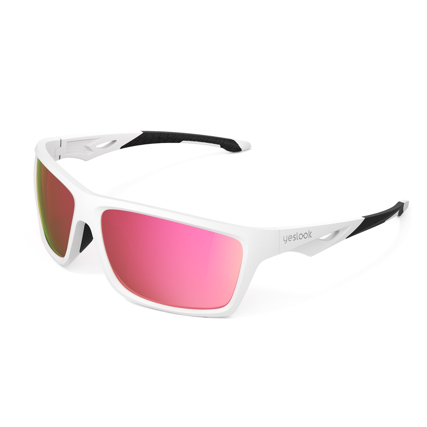 Blizzard XF - Matte White Sports Mirrored Sunglasses