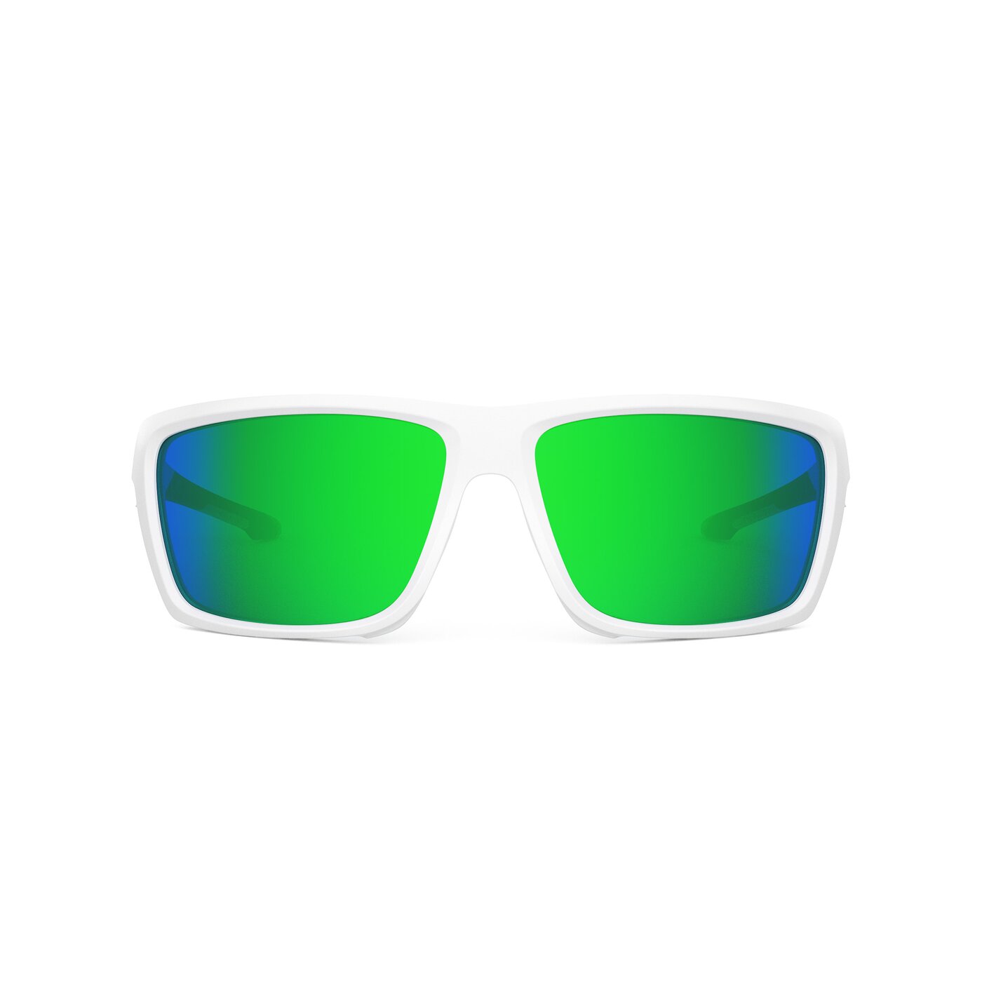Blizzard XF - Matte White Sports Mirrored Sunglasses