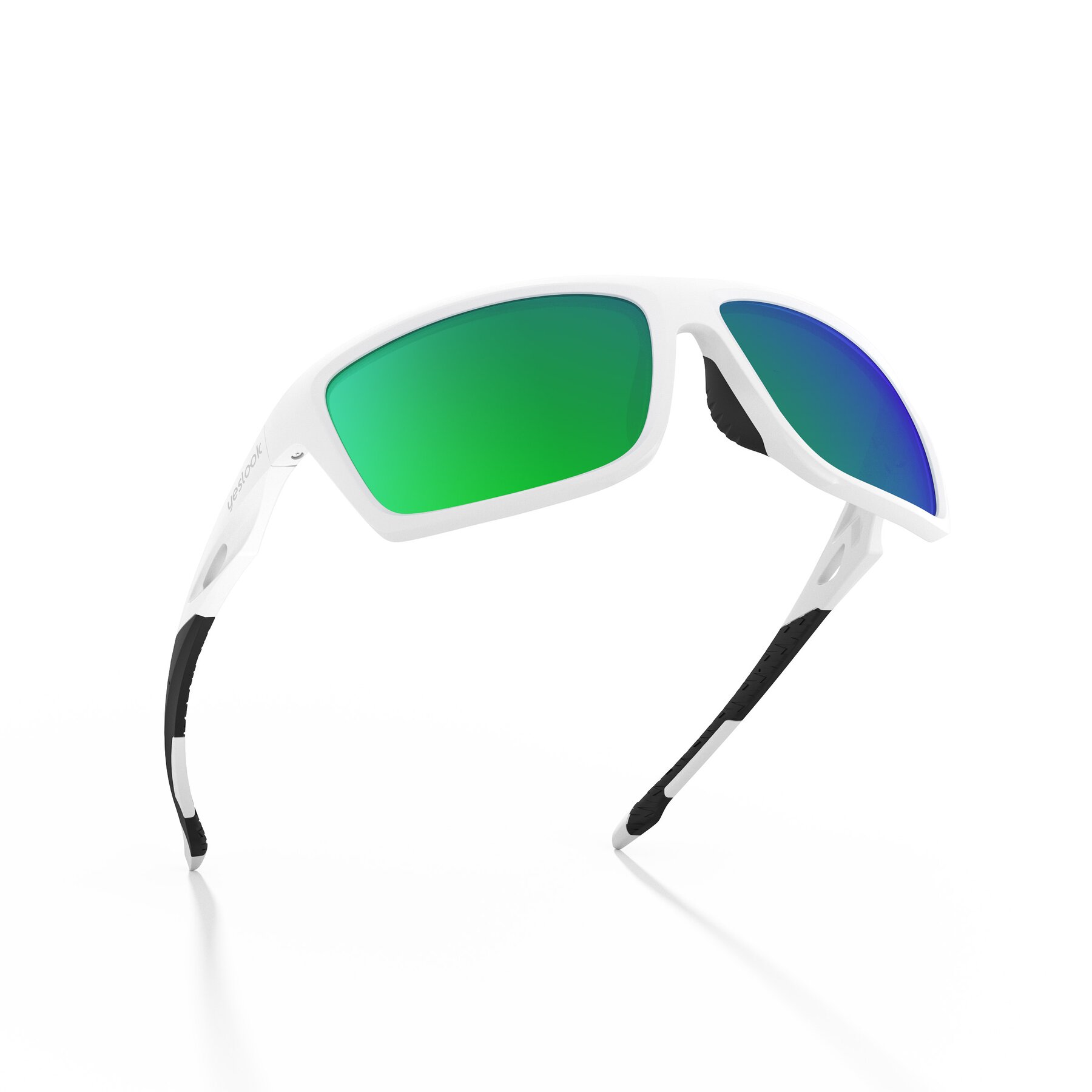 Three-quarter view of Blizzard XF with Standard Mirrored Lenses
