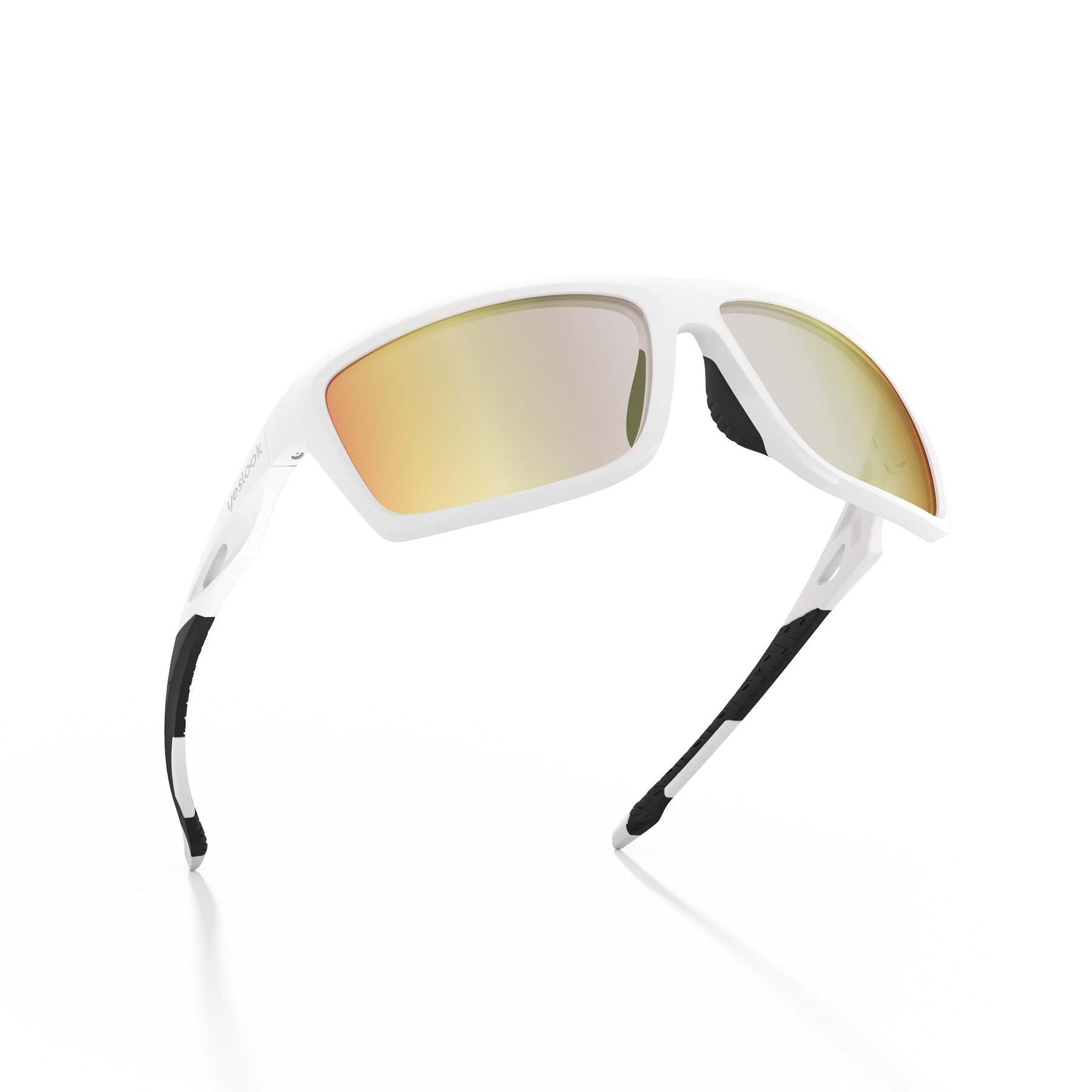 Three-quarter view of Blizzard XF with Photochromic Mirrored Lenses