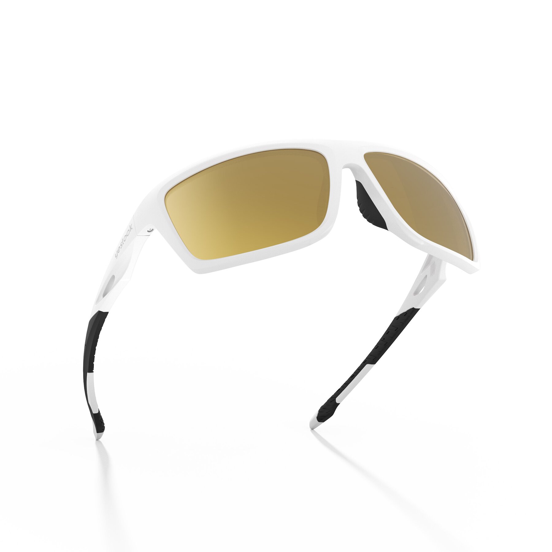Three-quarter view of Blizzard XF with Polarized Mirrored Lenses