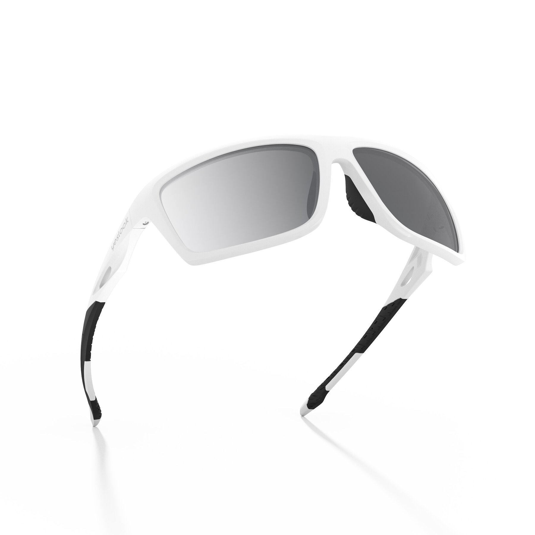 Three-quarter view of Blizzard XF with Polarized Mirrored Lenses