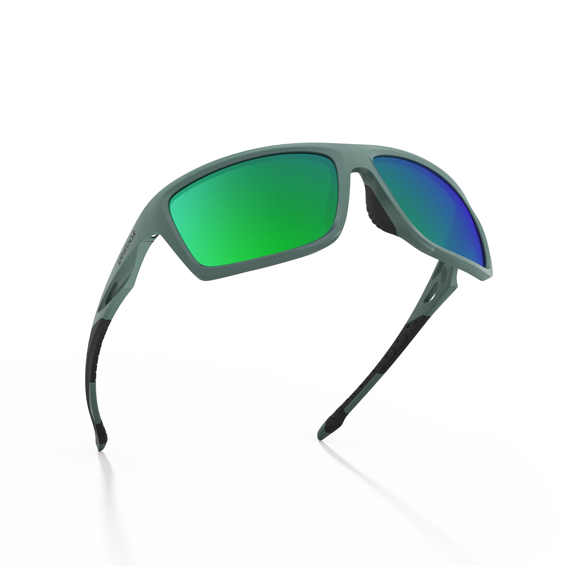 Three-quarter view of Blizzard XF with Darkened Photochromic Mirrored Lenses