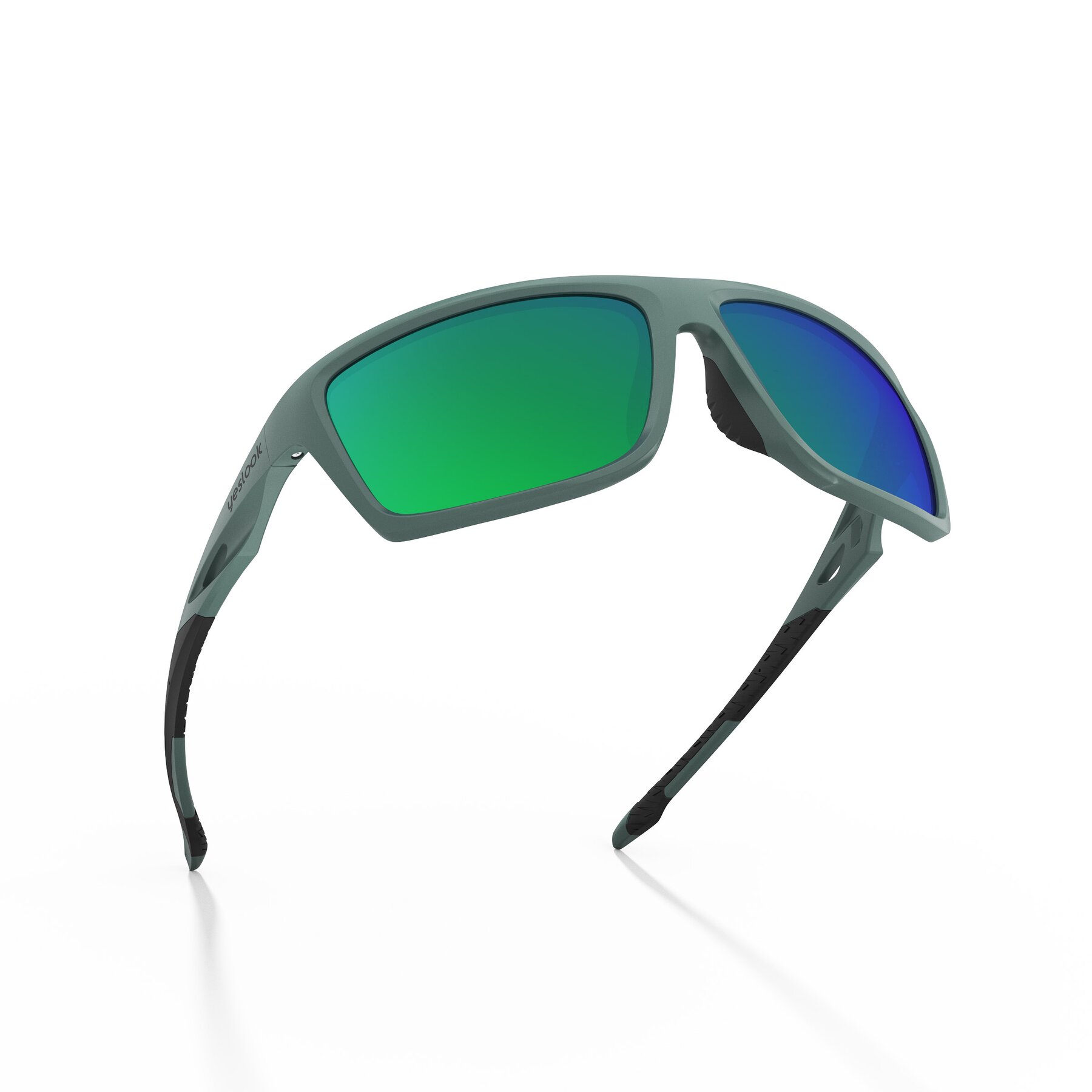 Three-quarter view of Blizzard XF with Polarized Mirrored Lenses