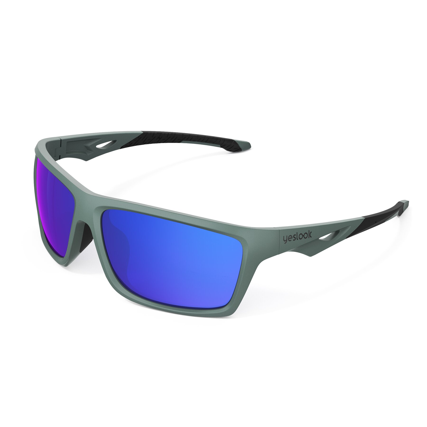 Side view of Blizzard XF with Polarized Mirrored Lenses