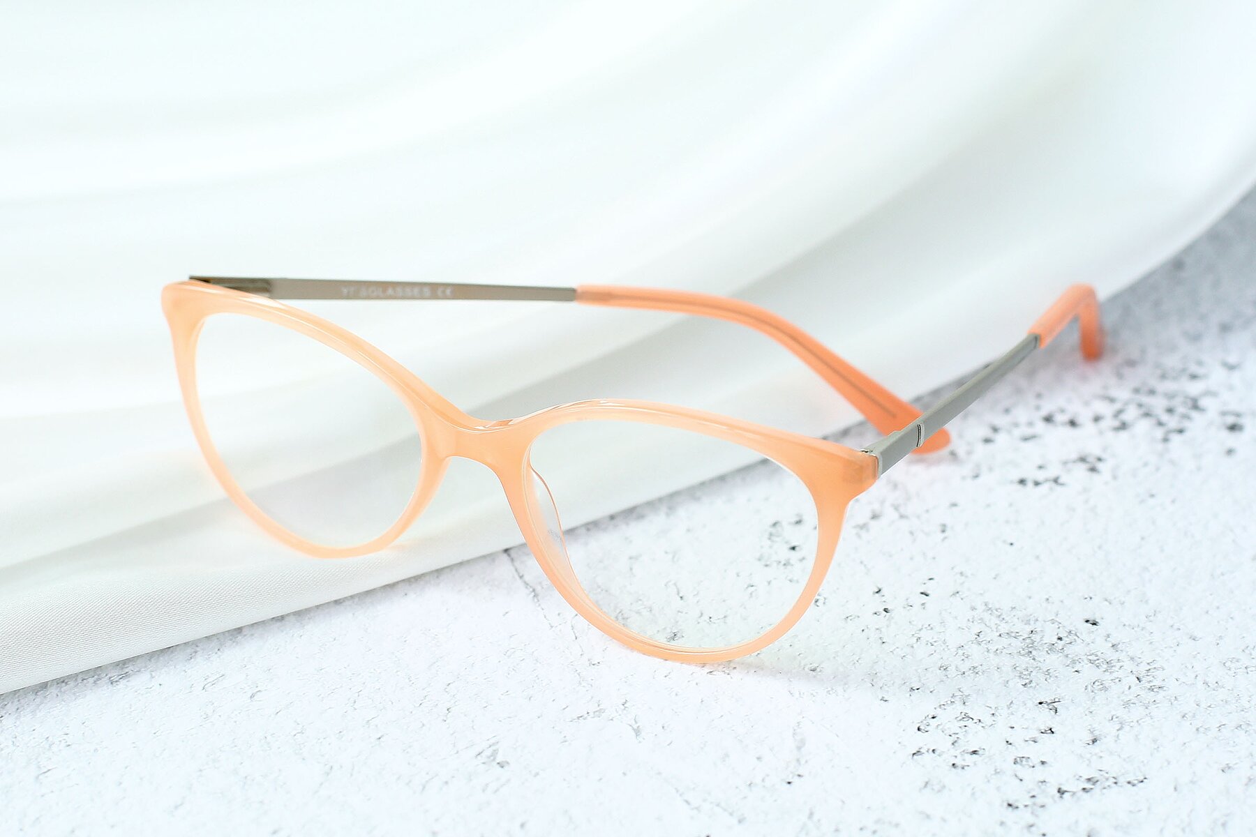 Women's lifestyle photography #2 of SR6062 in Pink with Clear Eyeglass Lenses