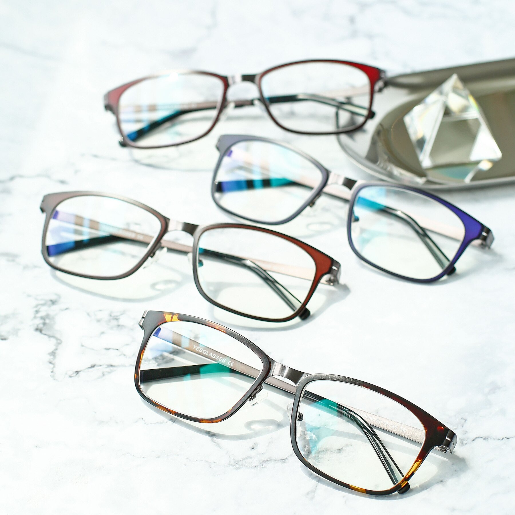 Lifestyle photography #4 of SR8030 in Tortoise-Gunmetal with Clear Reading Eyeglass Lenses