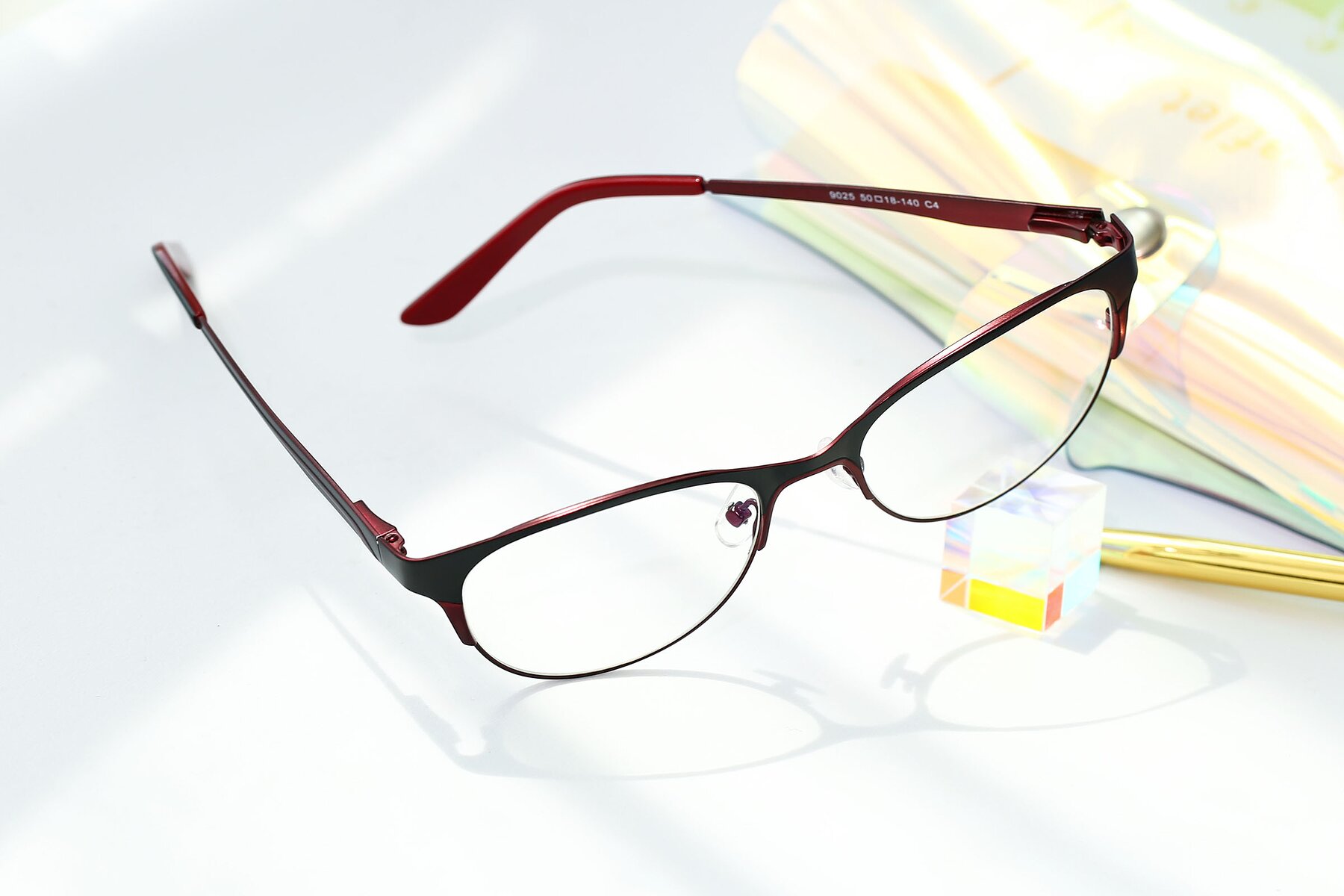 Lifestyle photography #2 of 9025 in Black-Wine with Clear Reading Eyeglass Lenses