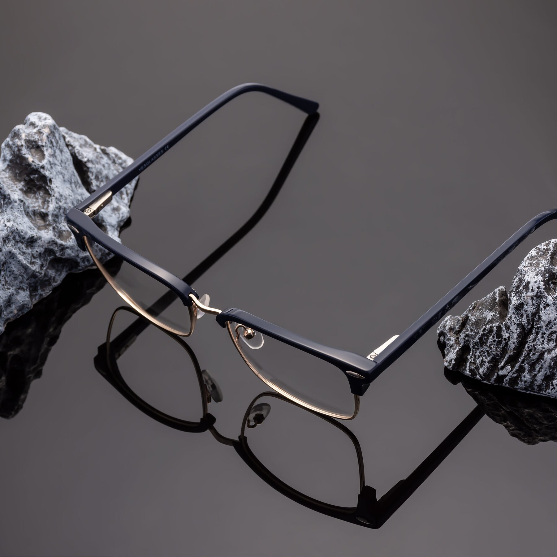 Men's lifestyle photography #1 of 17464 in Blue-Gold with Clear Eyeglass Lenses