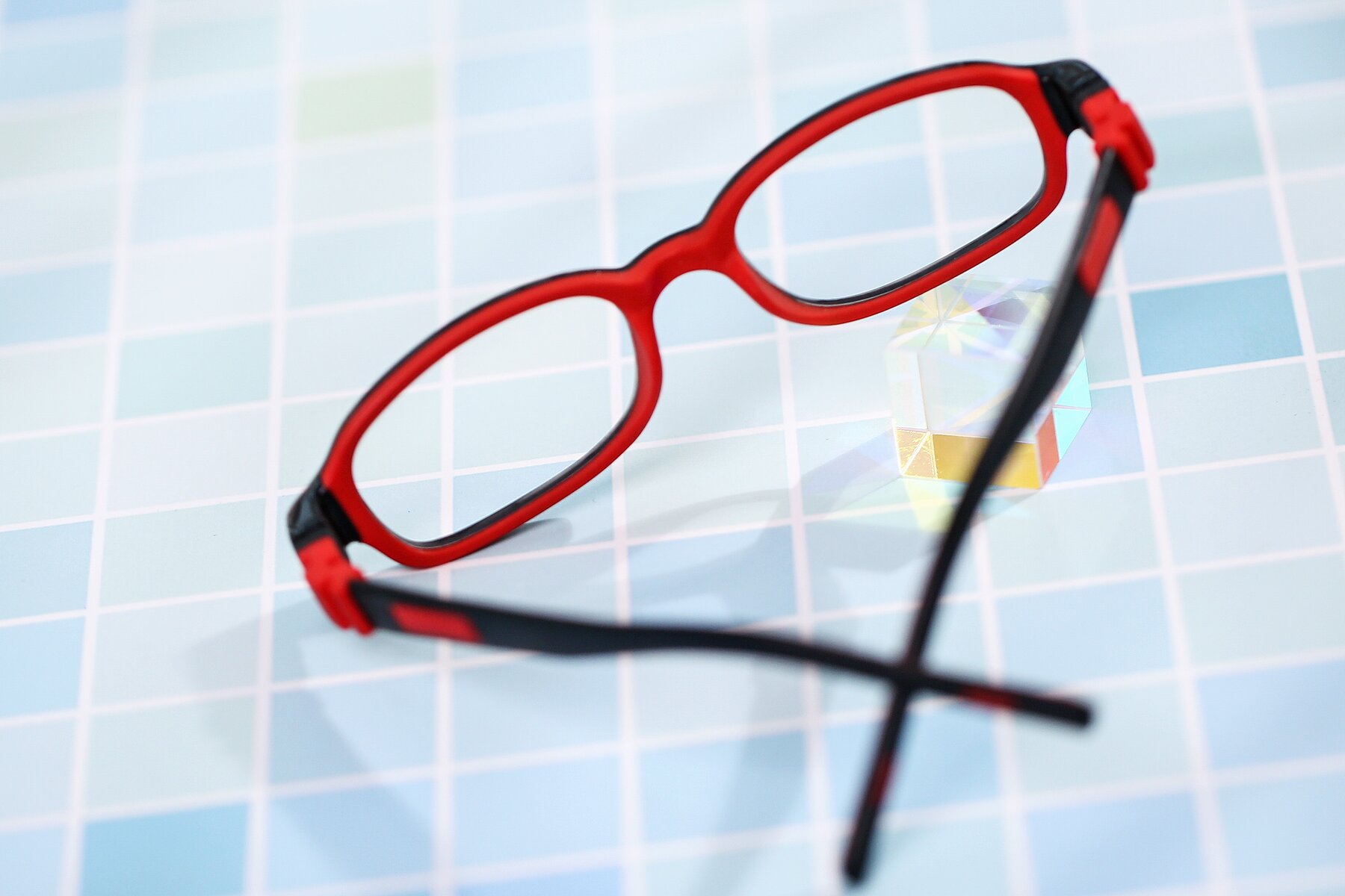 Lifestyle photography #2 of 515 in Black-Red with Clear Eyeglass Lenses